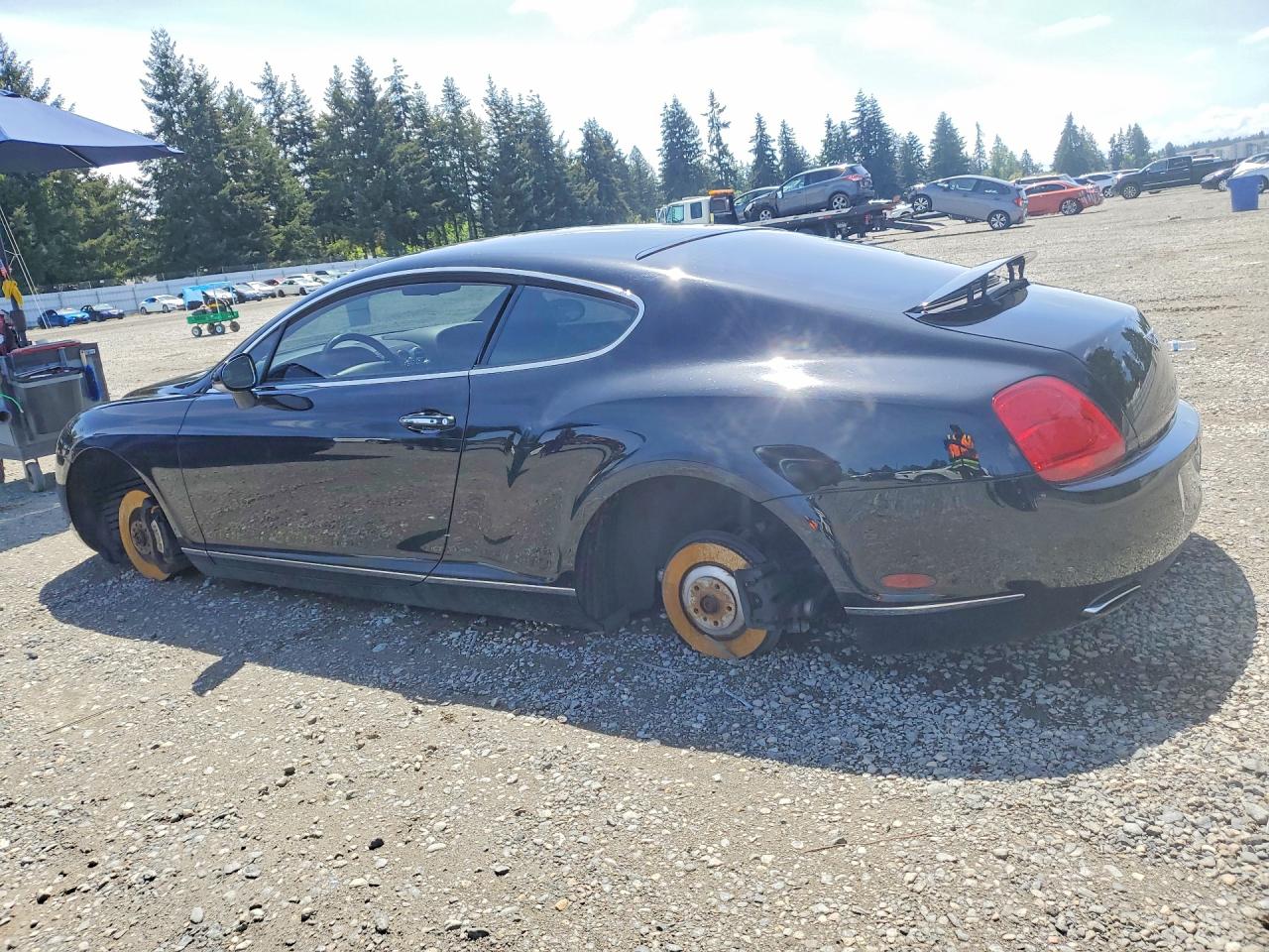 2007 Bentley Continental Gt Black vin: SCBCR73W67C045306