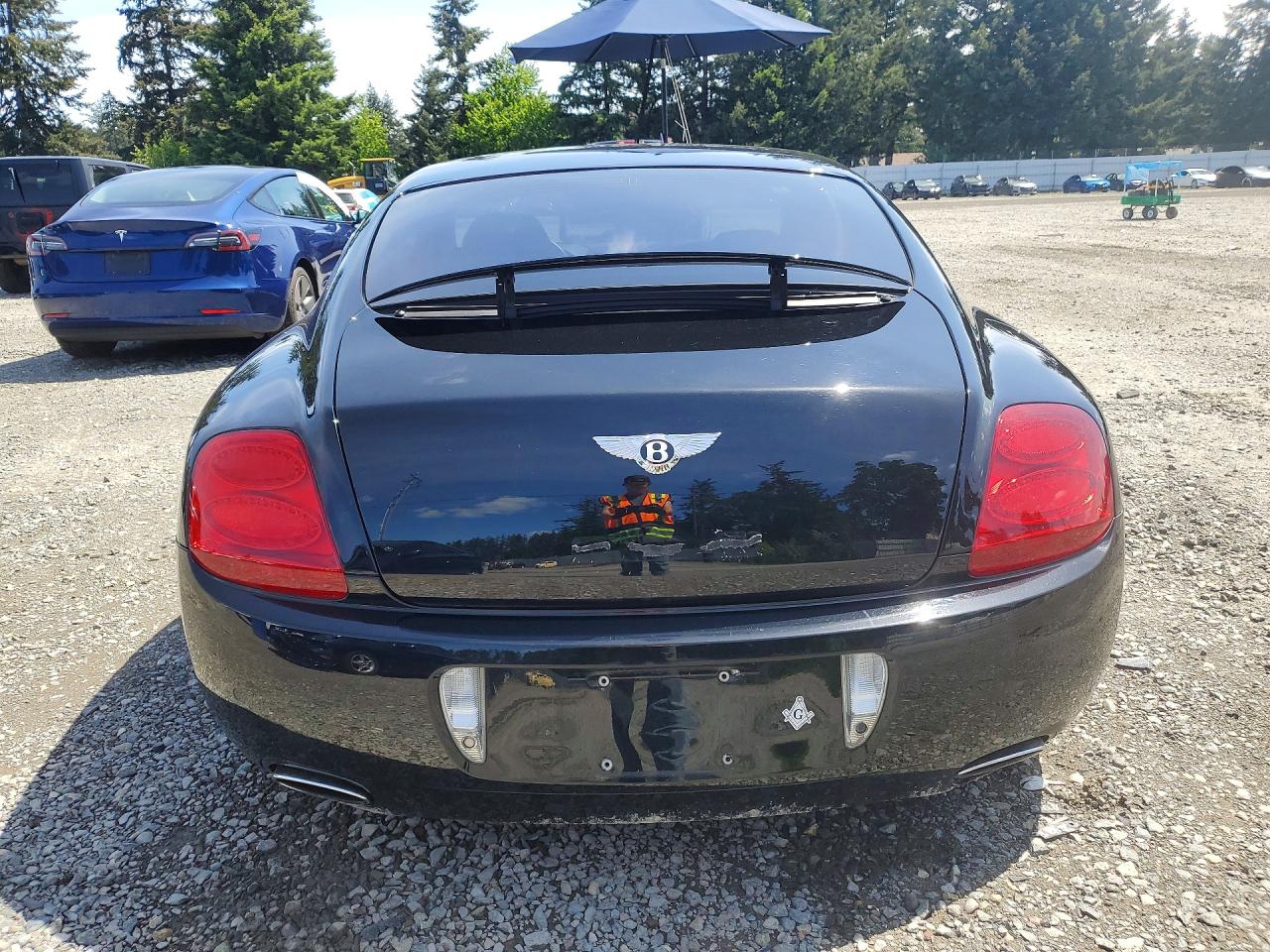 2007 Bentley Continental Gt Black vin: SCBCR73W67C045306