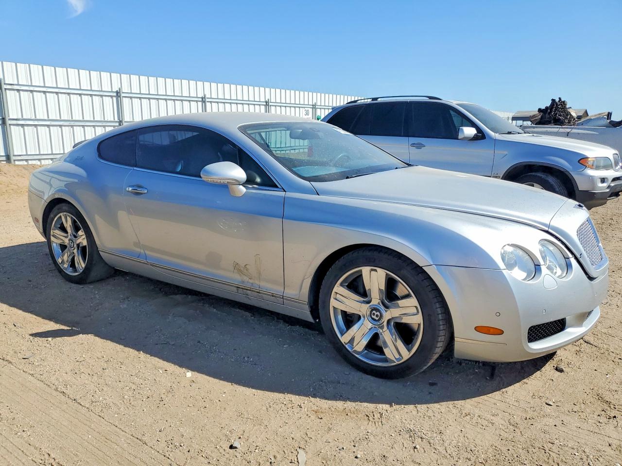 2007 Bentley Continental Gt Silver vin: SCBCR73W67C050411