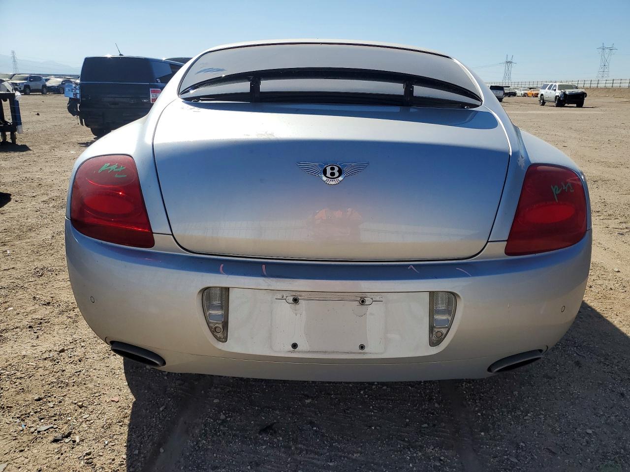 2007 Bentley Continental Gt Silver vin: SCBCR73W67C050411