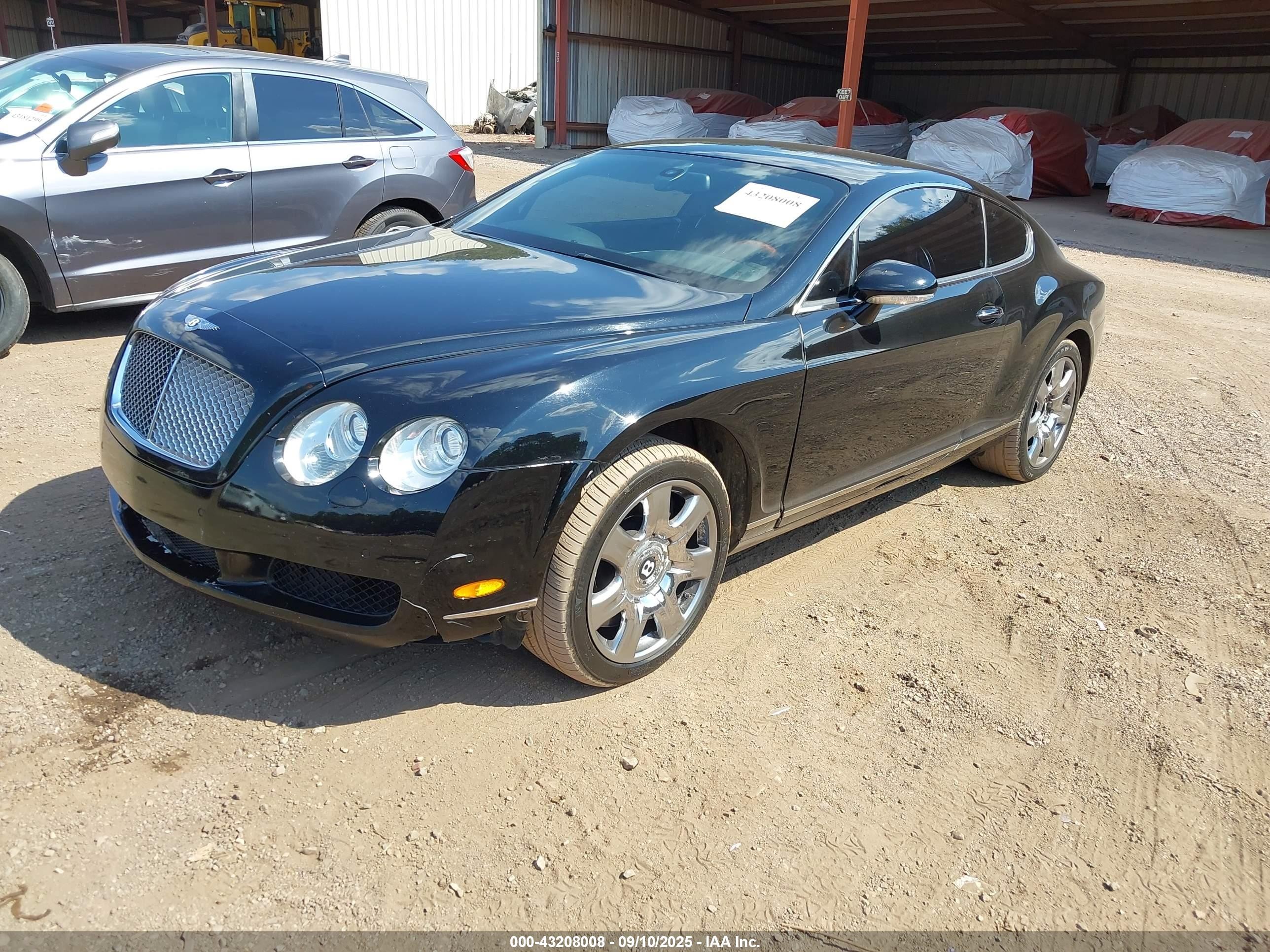 2007 Bentley Continental Gt   Black vin: SCBCR73W77C040390