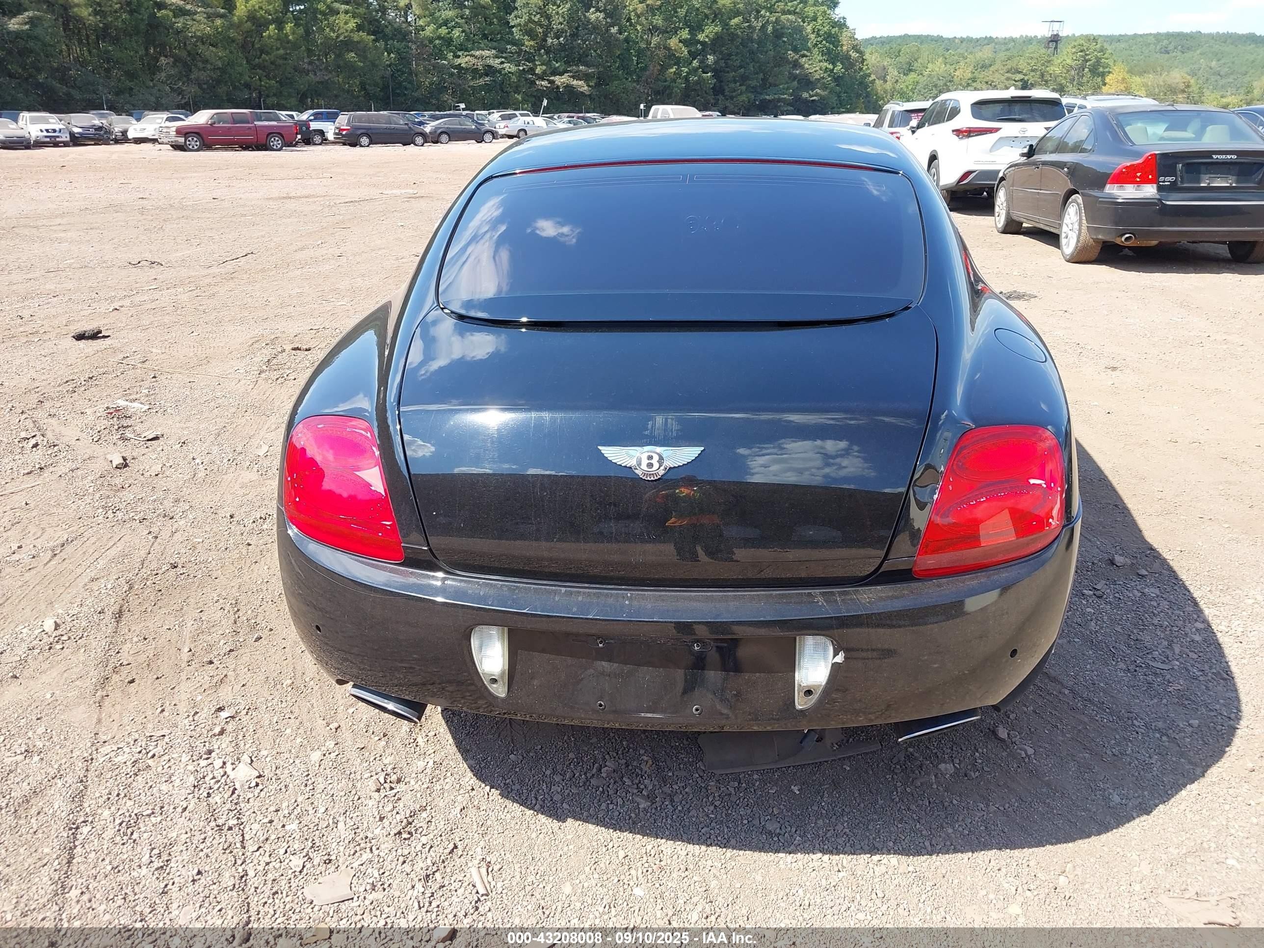 2007 Bentley Continental Gt   Black vin: SCBCR73W77C040390