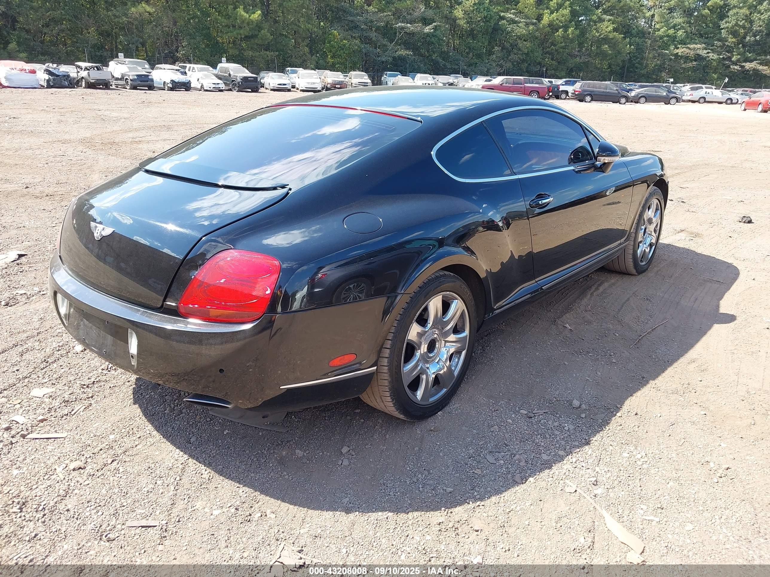 2007 Bentley Continental Gt   Black vin: SCBCR73W77C040390