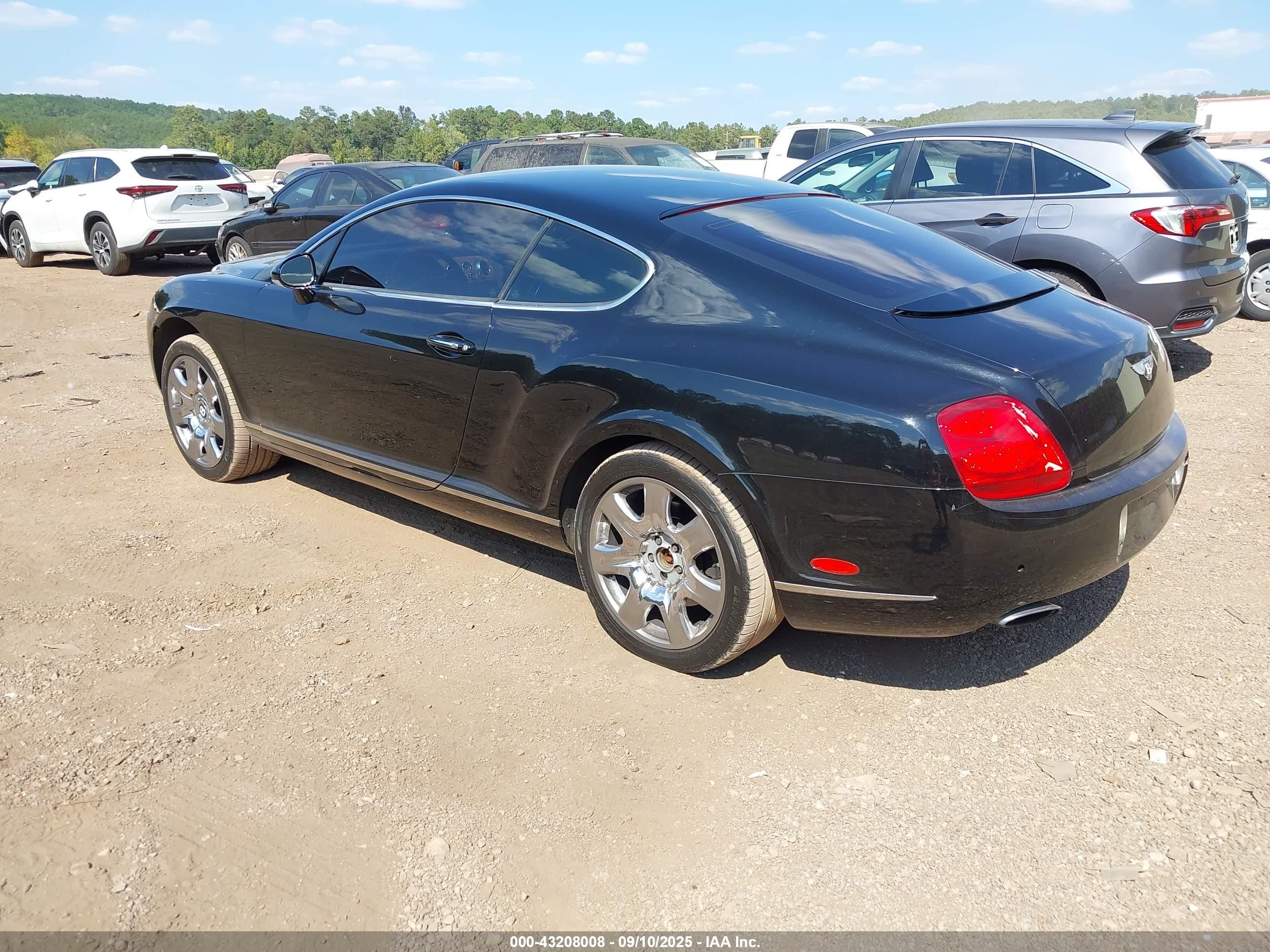2007 Bentley Continental Gt   Black vin: SCBCR73W77C040390