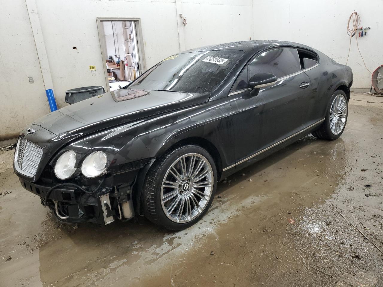 2007 Bentley Continental Gt Black vin: SCBCR73W77C041197