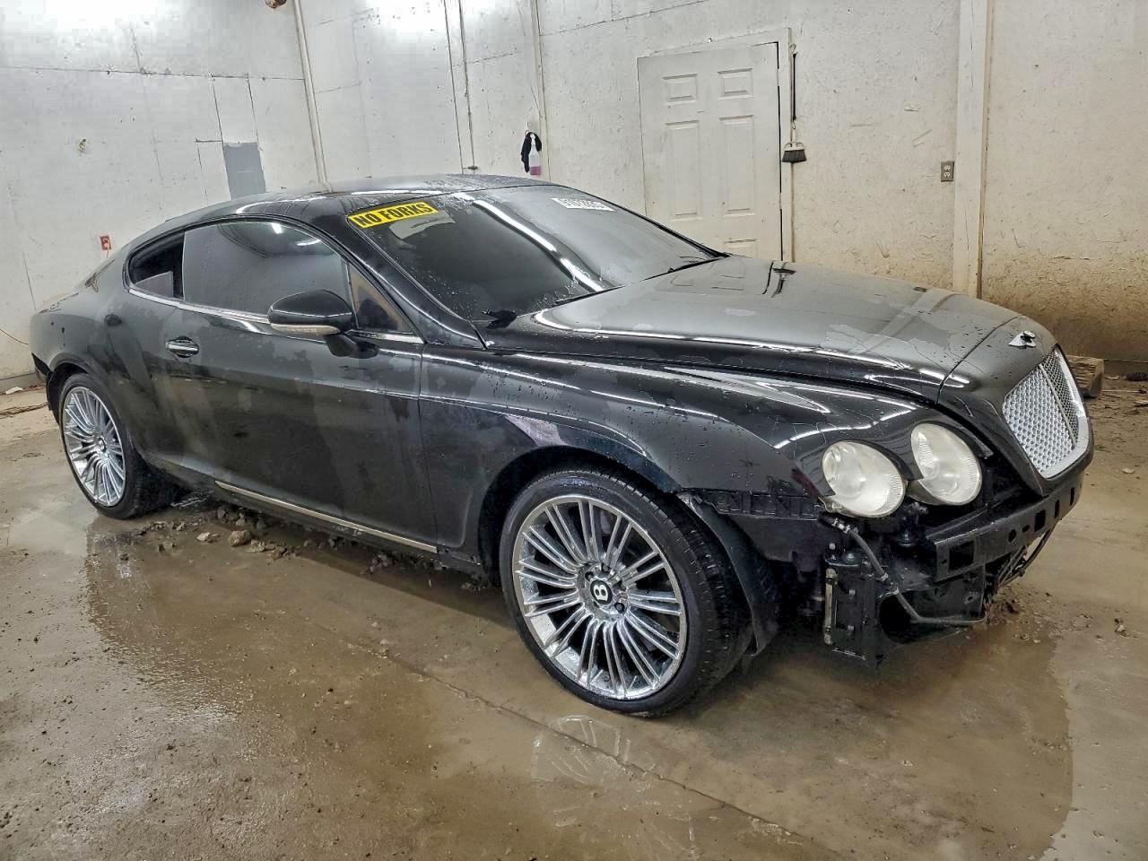 2007 Bentley Continental Gt Black vin: SCBCR73W77C041197