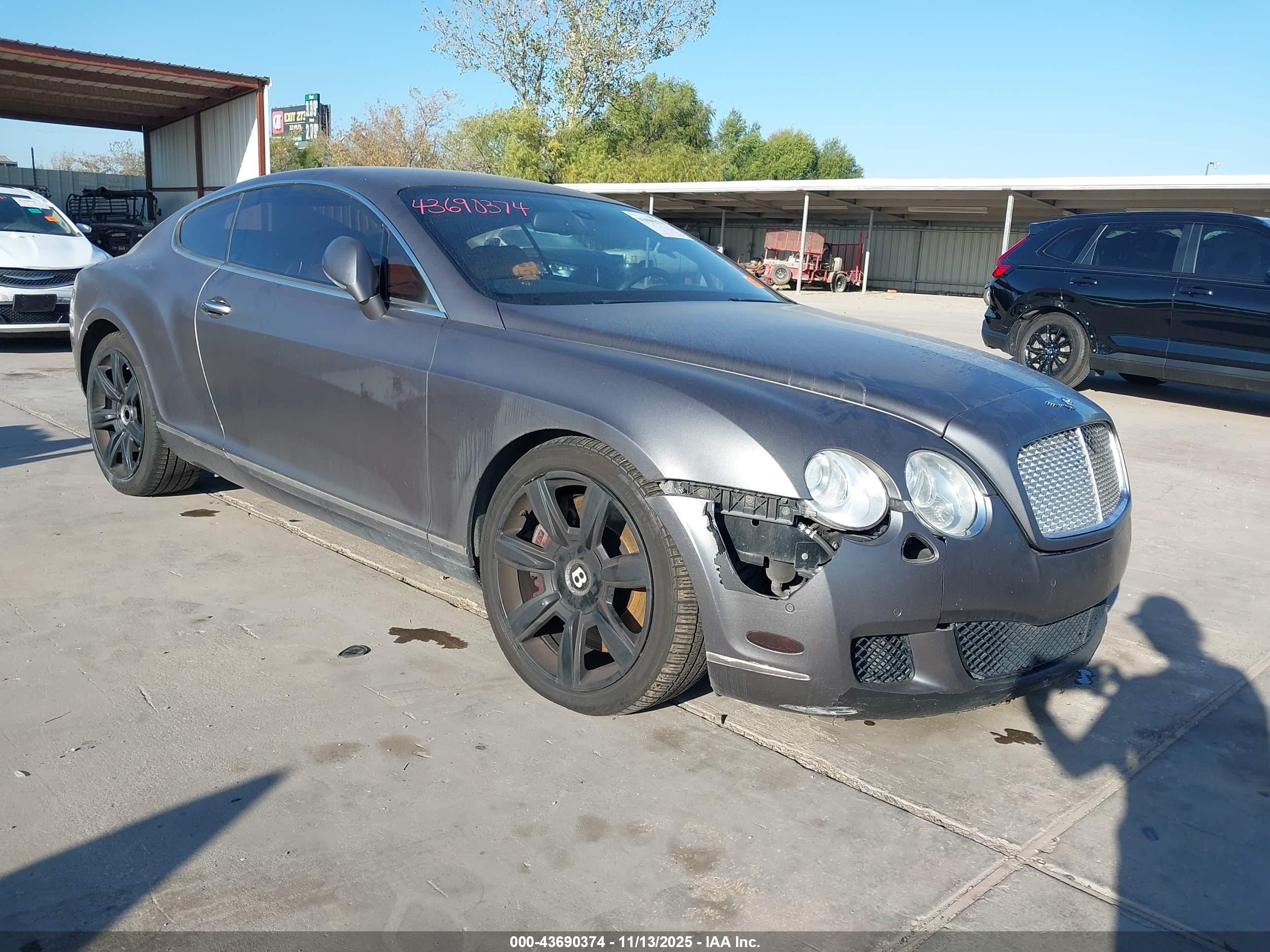 2010 Bentley Continental Gt   Gray vin: SCBCR7ZA2AC065801