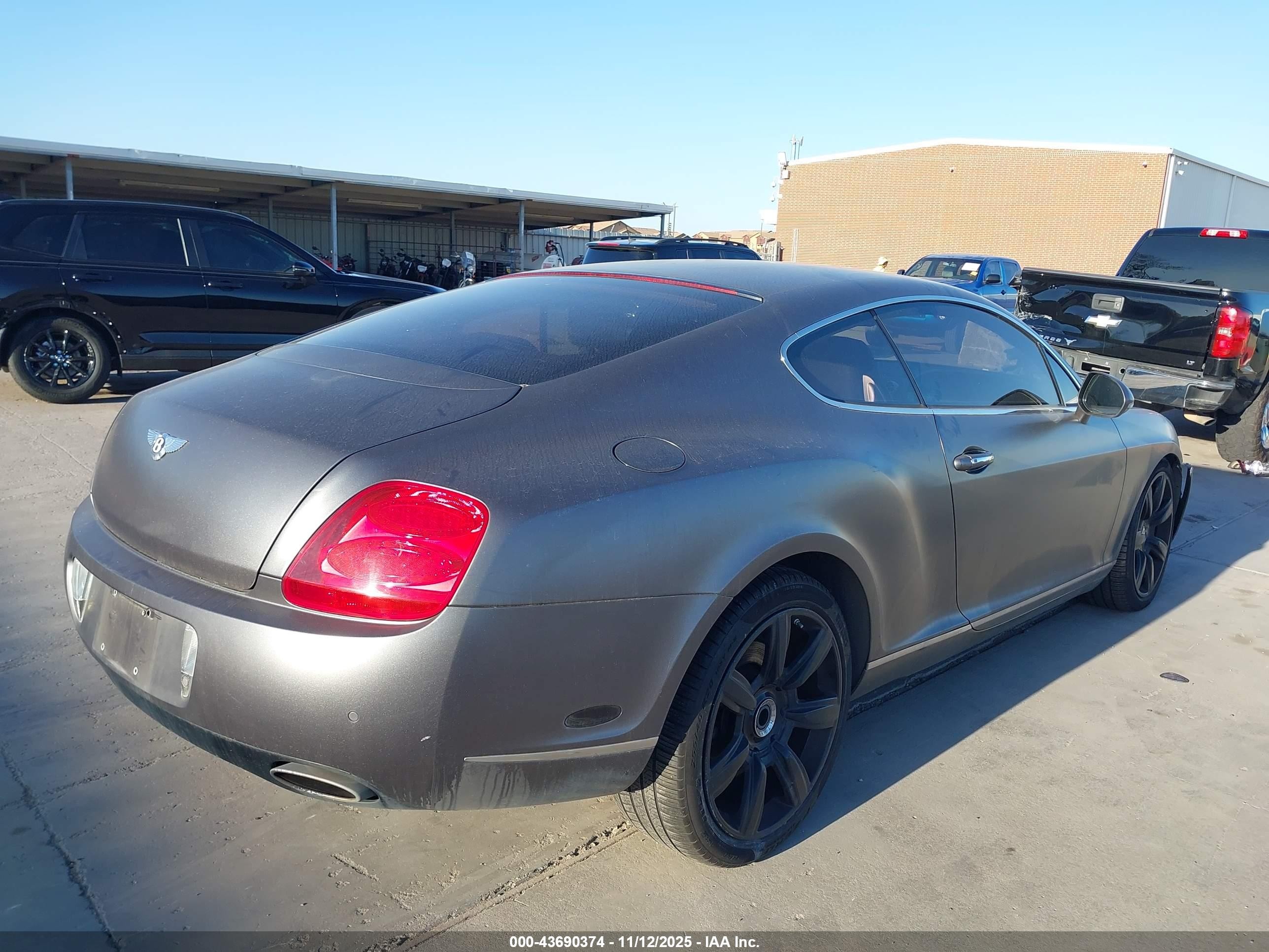2010 Bentley Continental Gt   Gray vin: SCBCR7ZA2AC065801