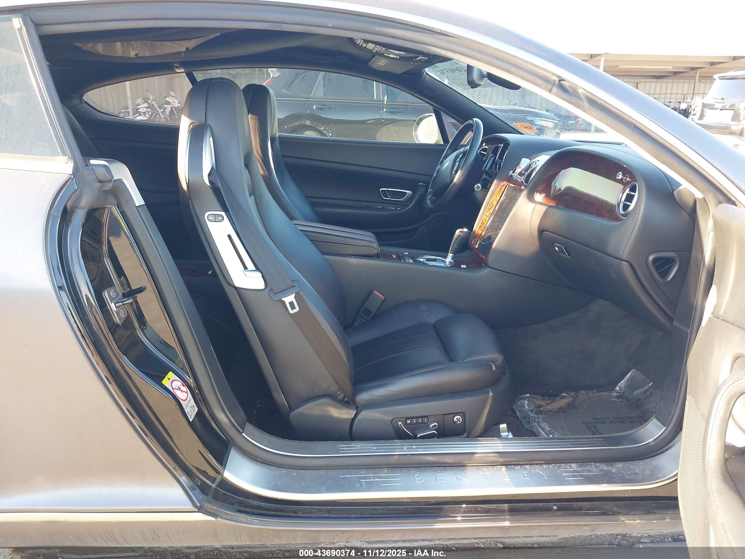 2010 Bentley Continental Gt   Gray vin: SCBCR7ZA2AC065801