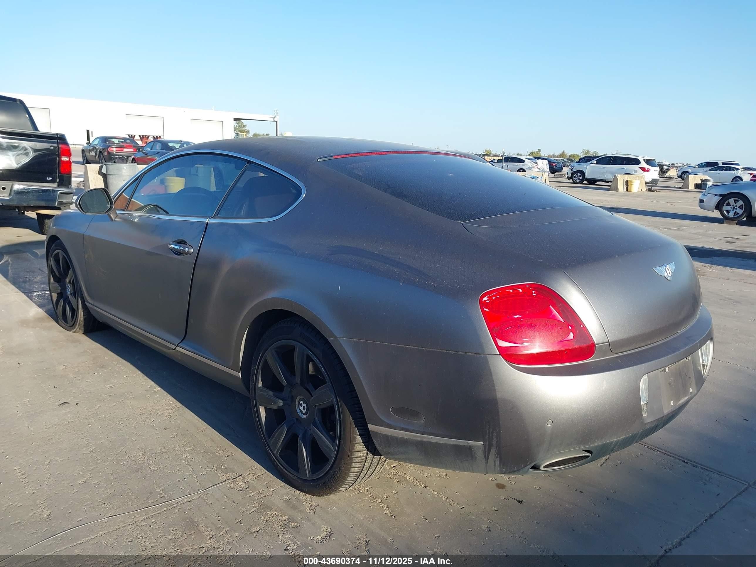 2010 Bentley Continental Gt   Gray vin: SCBCR7ZA2AC065801
