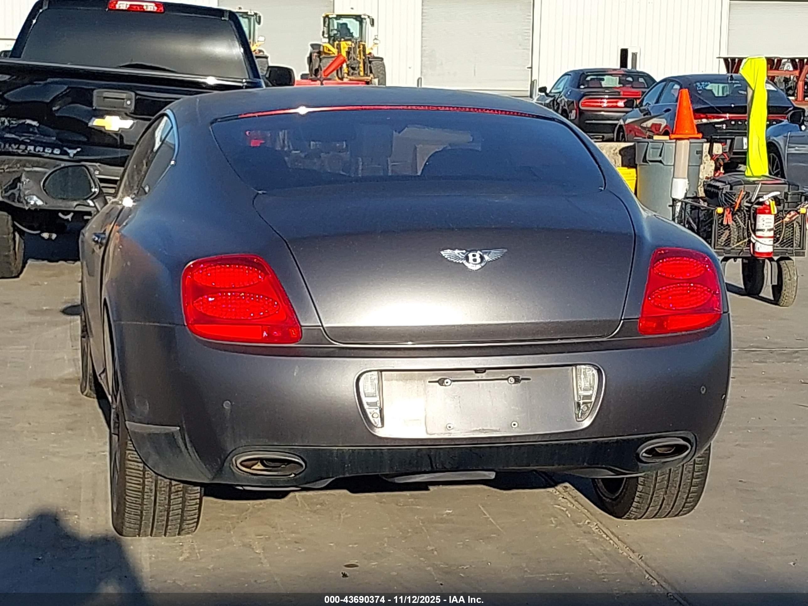 2010 Bentley Continental Gt   Gray vin: SCBCR7ZA2AC065801