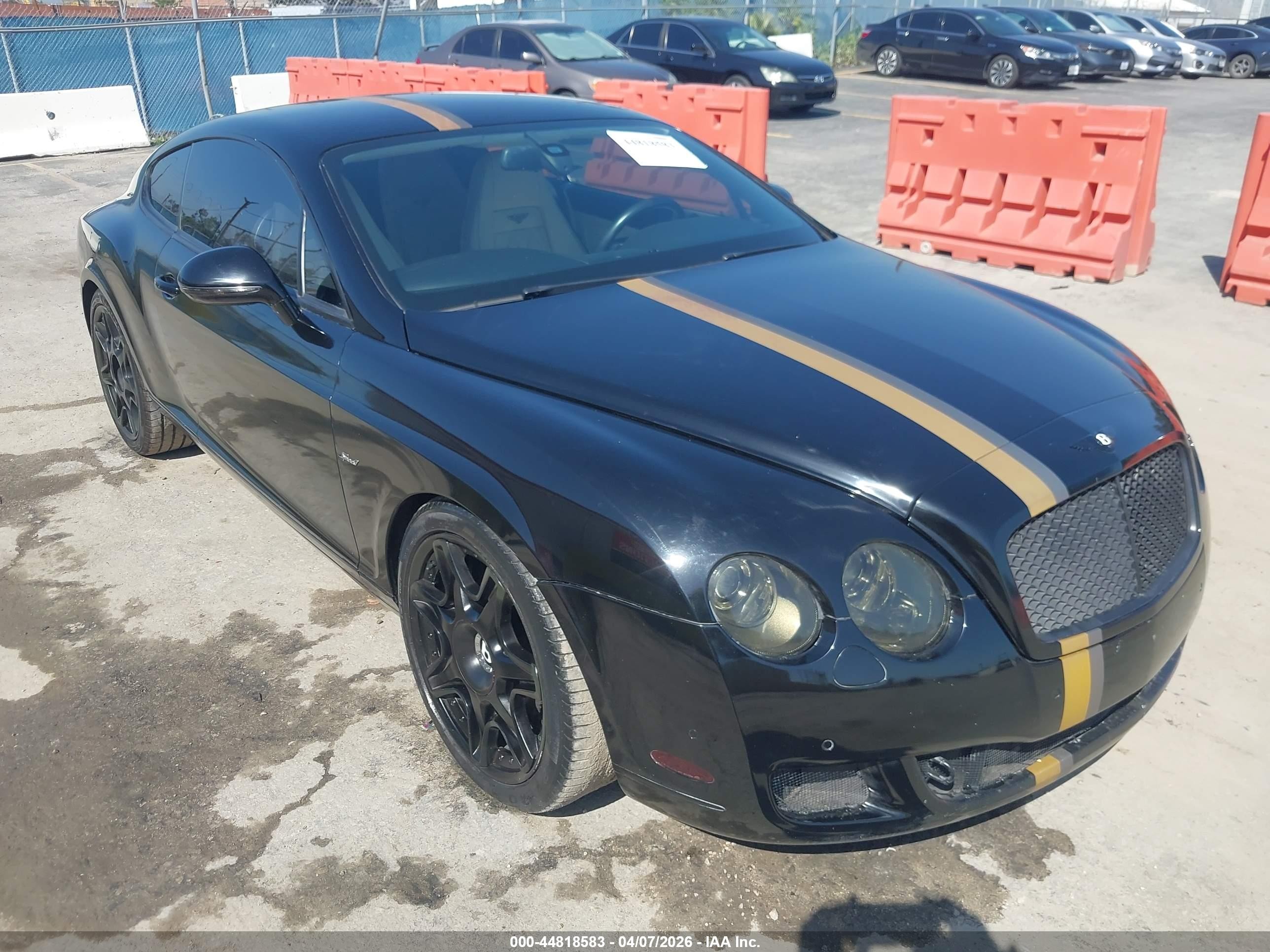 2010 Bentley Continental Gt   Black vin: SCBCR7ZA4AC066593