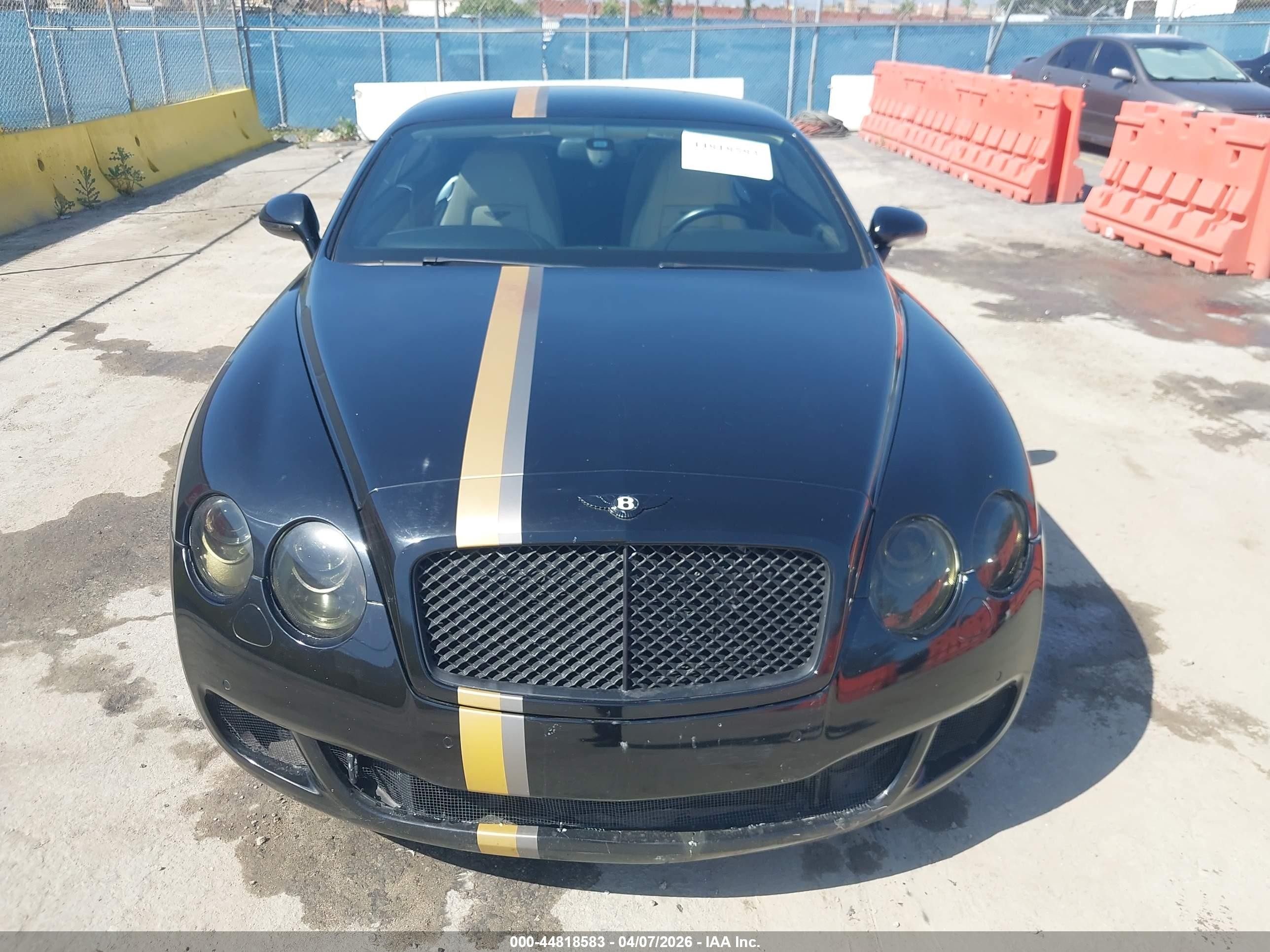 2010 Bentley Continental Gt   Black vin: SCBCR7ZA4AC066593