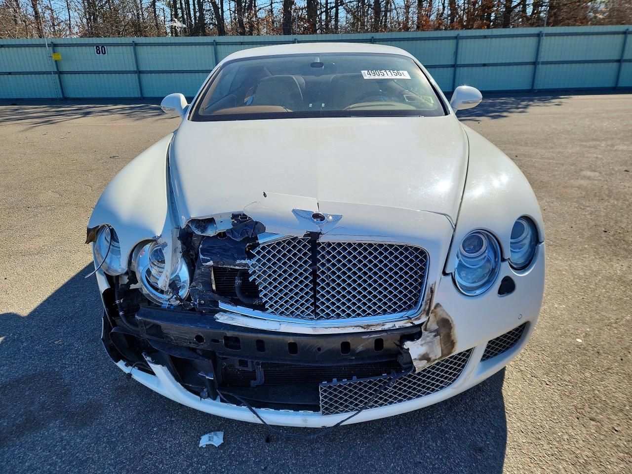2010 Bentley Continental Gt White vin: SCBCR7ZA8AC066676