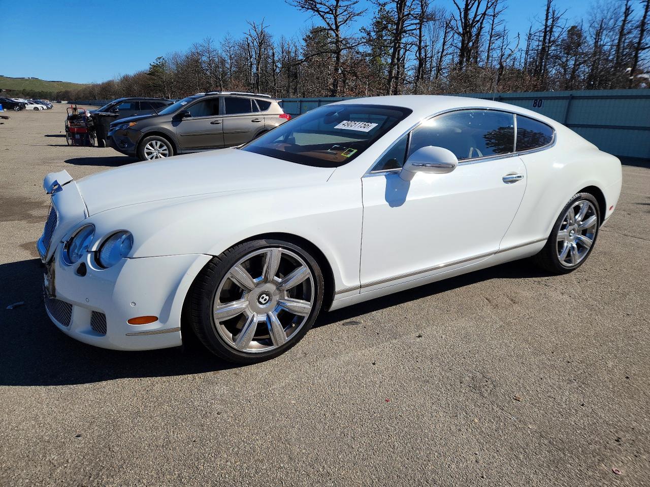 2010 Bentley Continental Gt White vin: SCBCR7ZA8AC066676