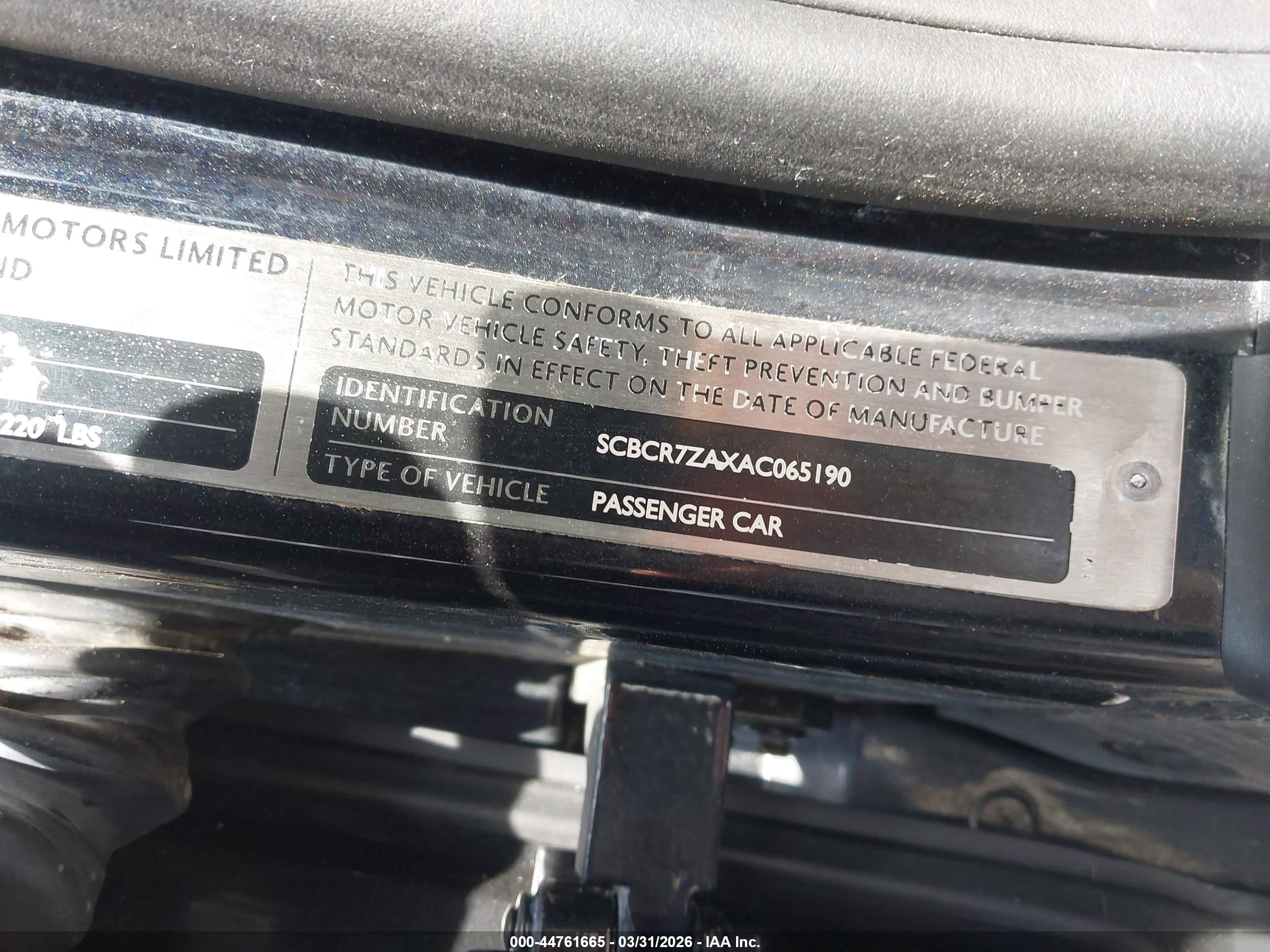 2010 Bentley Continental Gt   Black vin: SCBCR7ZAXAC065190