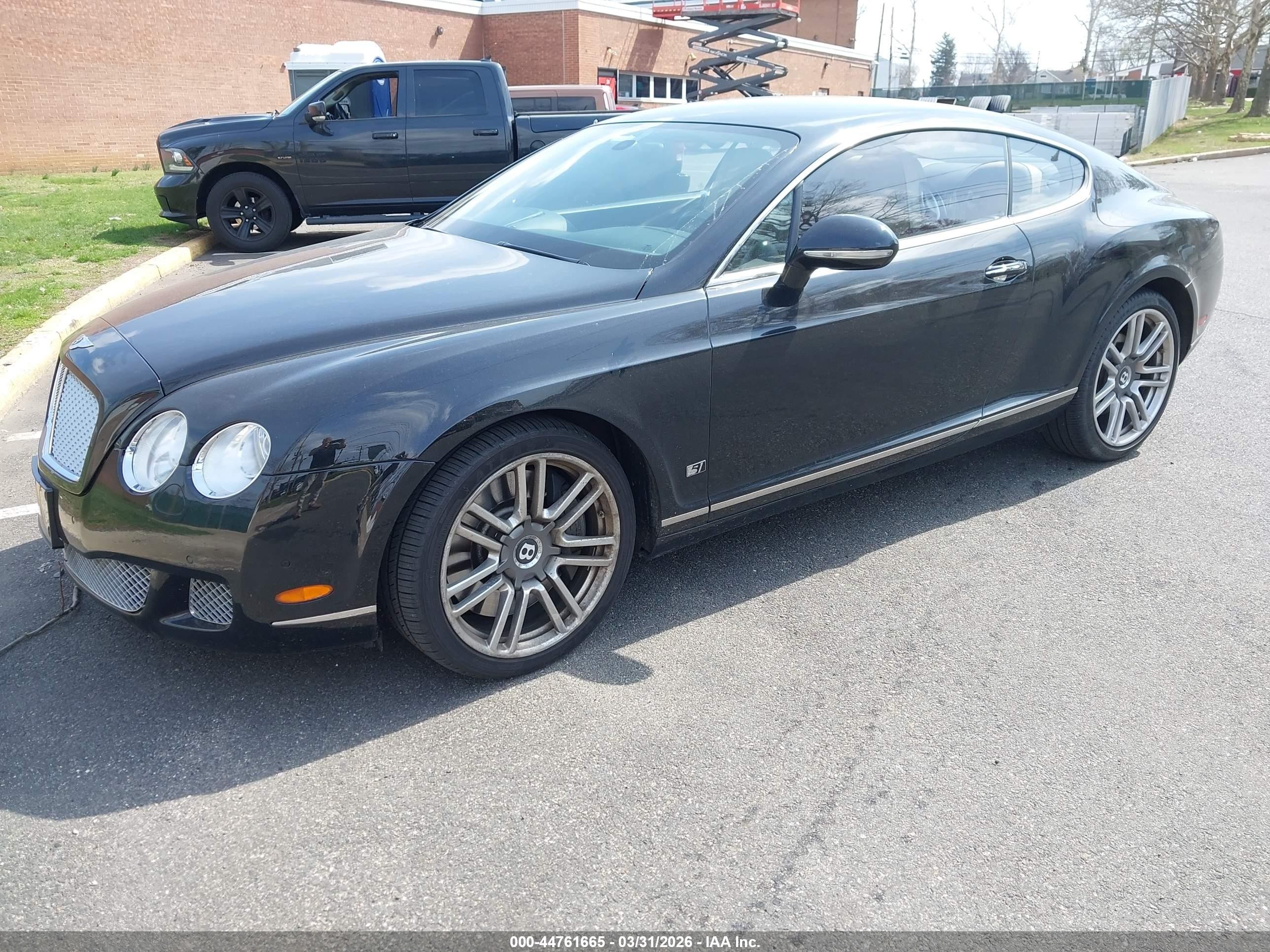 2010 Bentley Continental Gt   Black vin: SCBCR7ZAXAC065190
