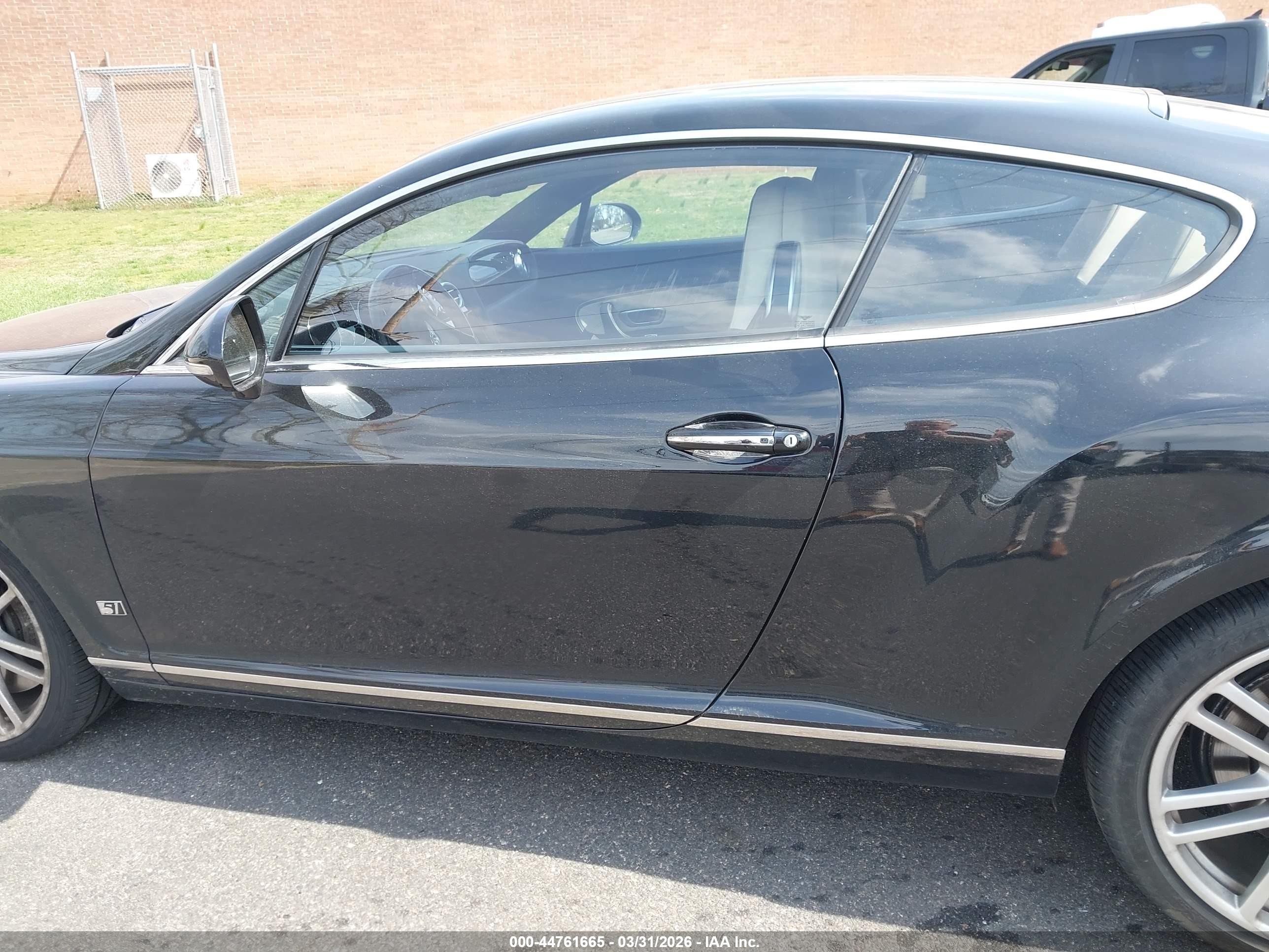 2010 Bentley Continental Gt   Black vin: SCBCR7ZAXAC065190