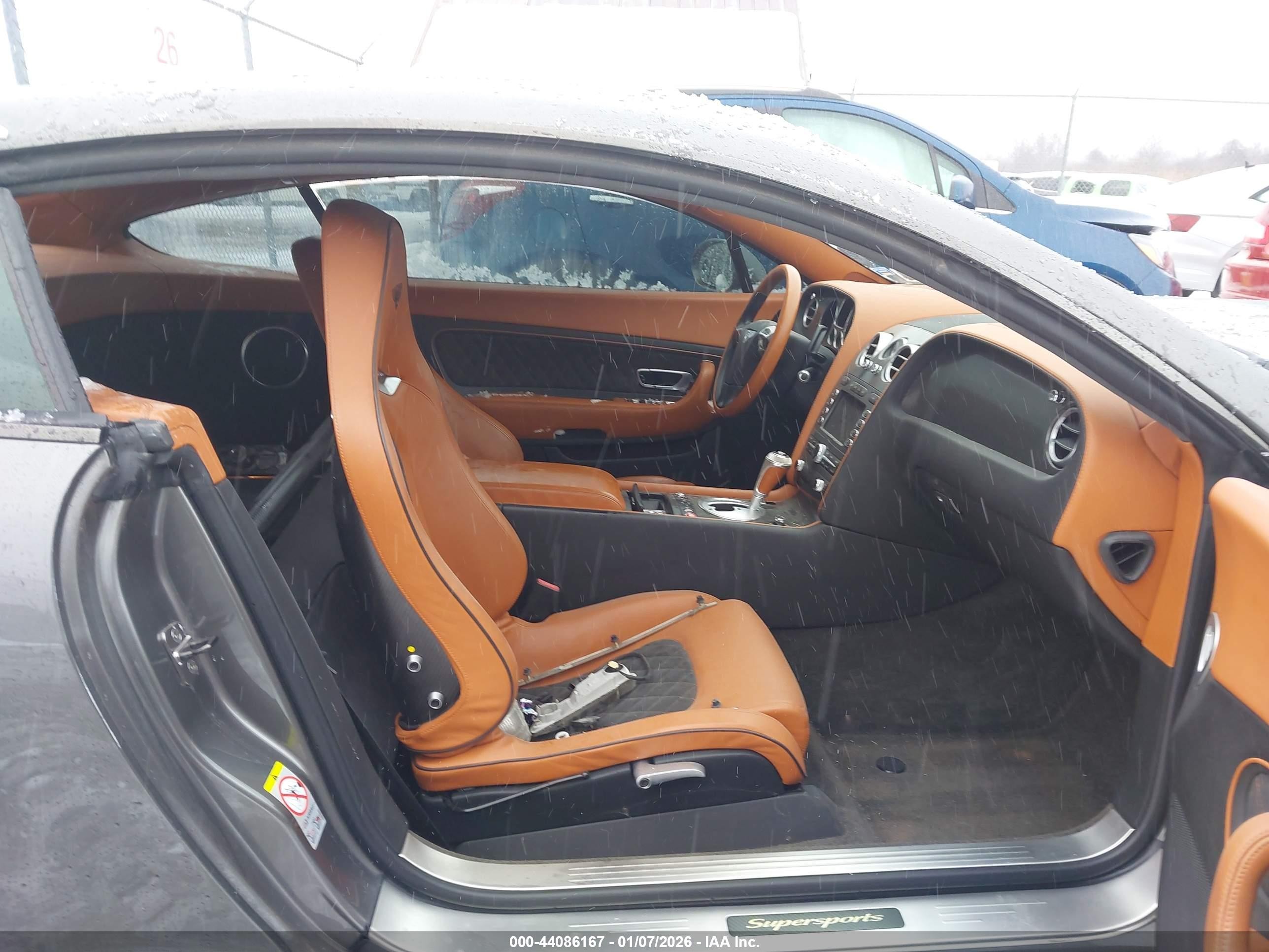 2010 Bentley Continental Supersports   Серый vin: SCBCU8ZAXAC064013