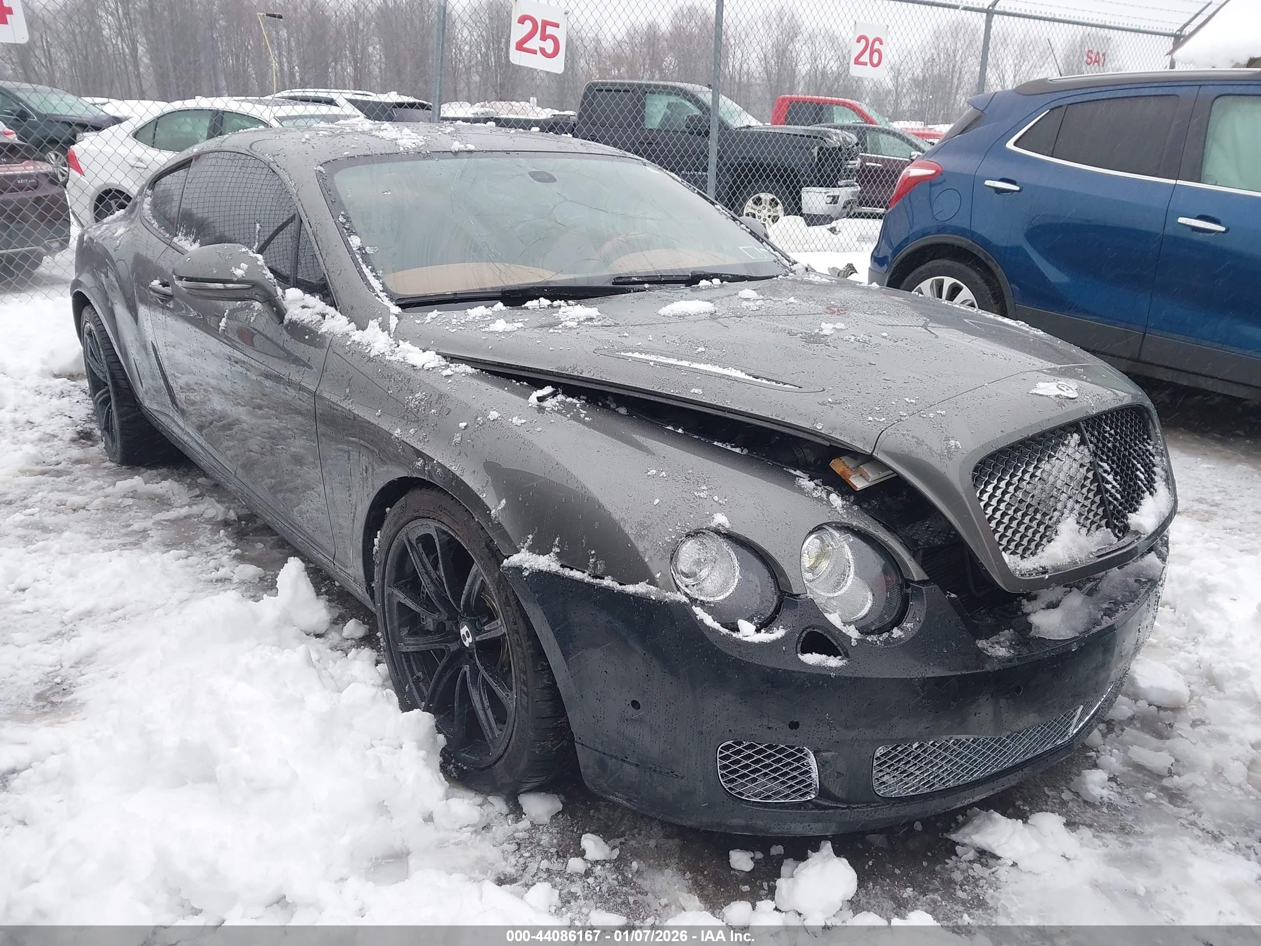 2010 Bentley Continental Supersports   Серый vin: SCBCU8ZAXAC064013