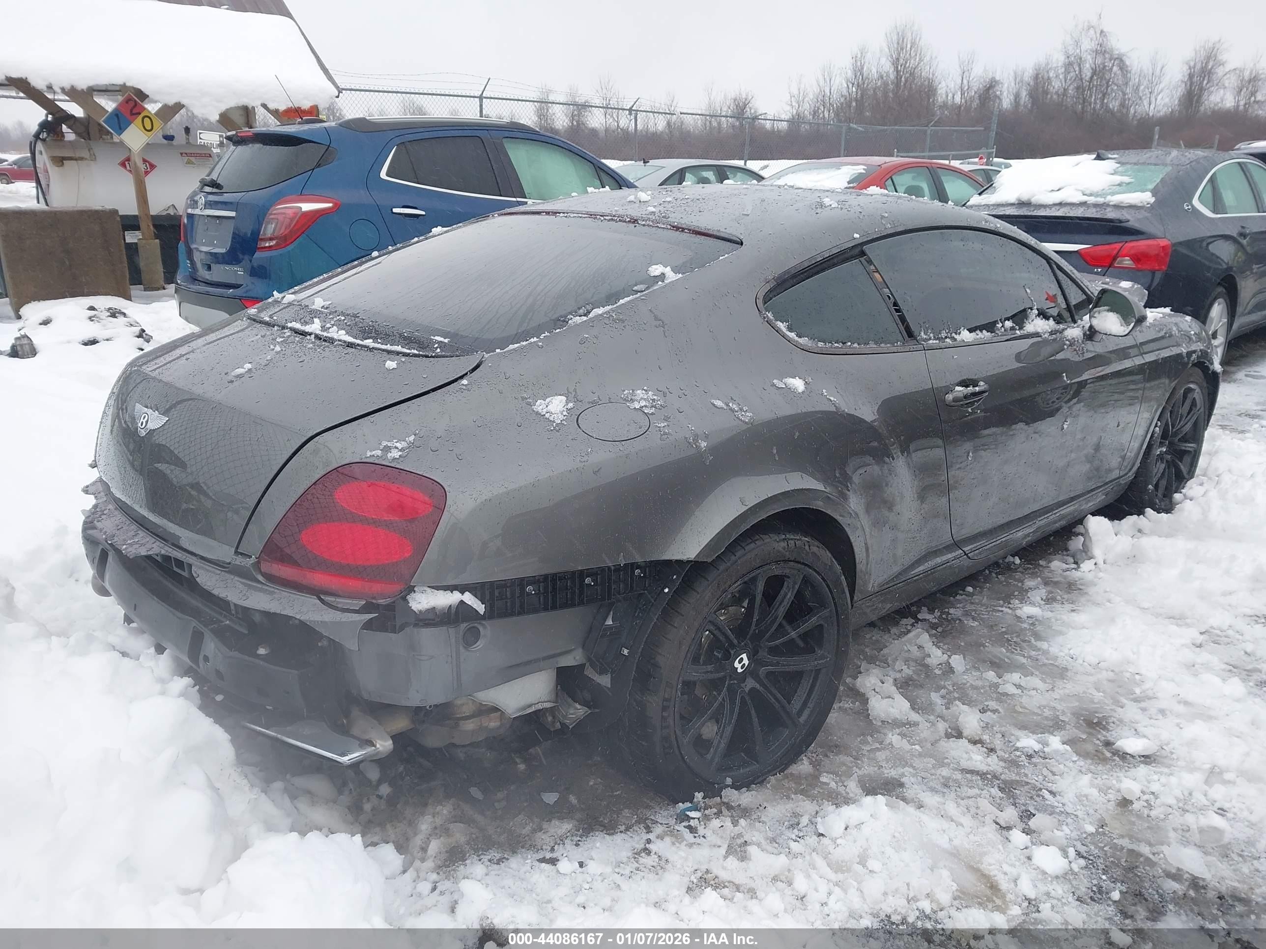 2010 Bentley Continental Supersports   Серый vin: SCBCU8ZAXAC064013
