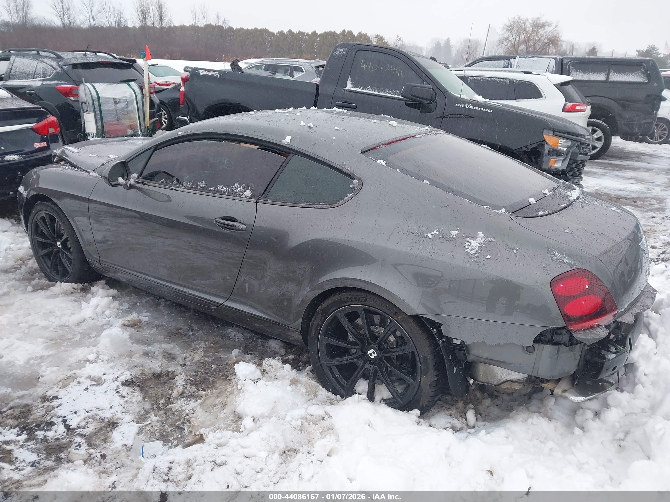 2010 Bentley Continental Supersports   Серый vin: SCBCU8ZAXAC064013