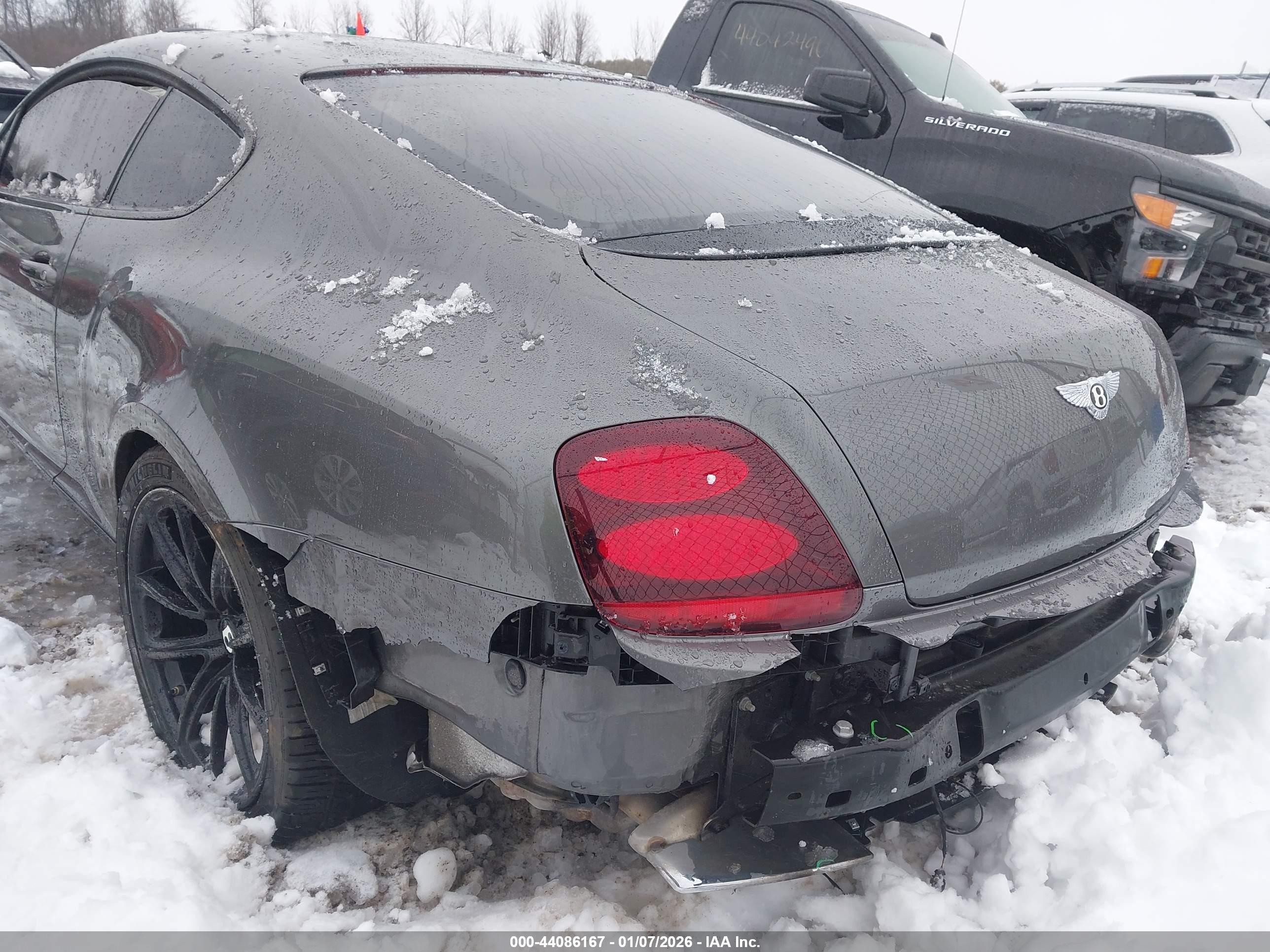 2010 Bentley Continental Supersports   Серый vin: SCBCU8ZAXAC064013
