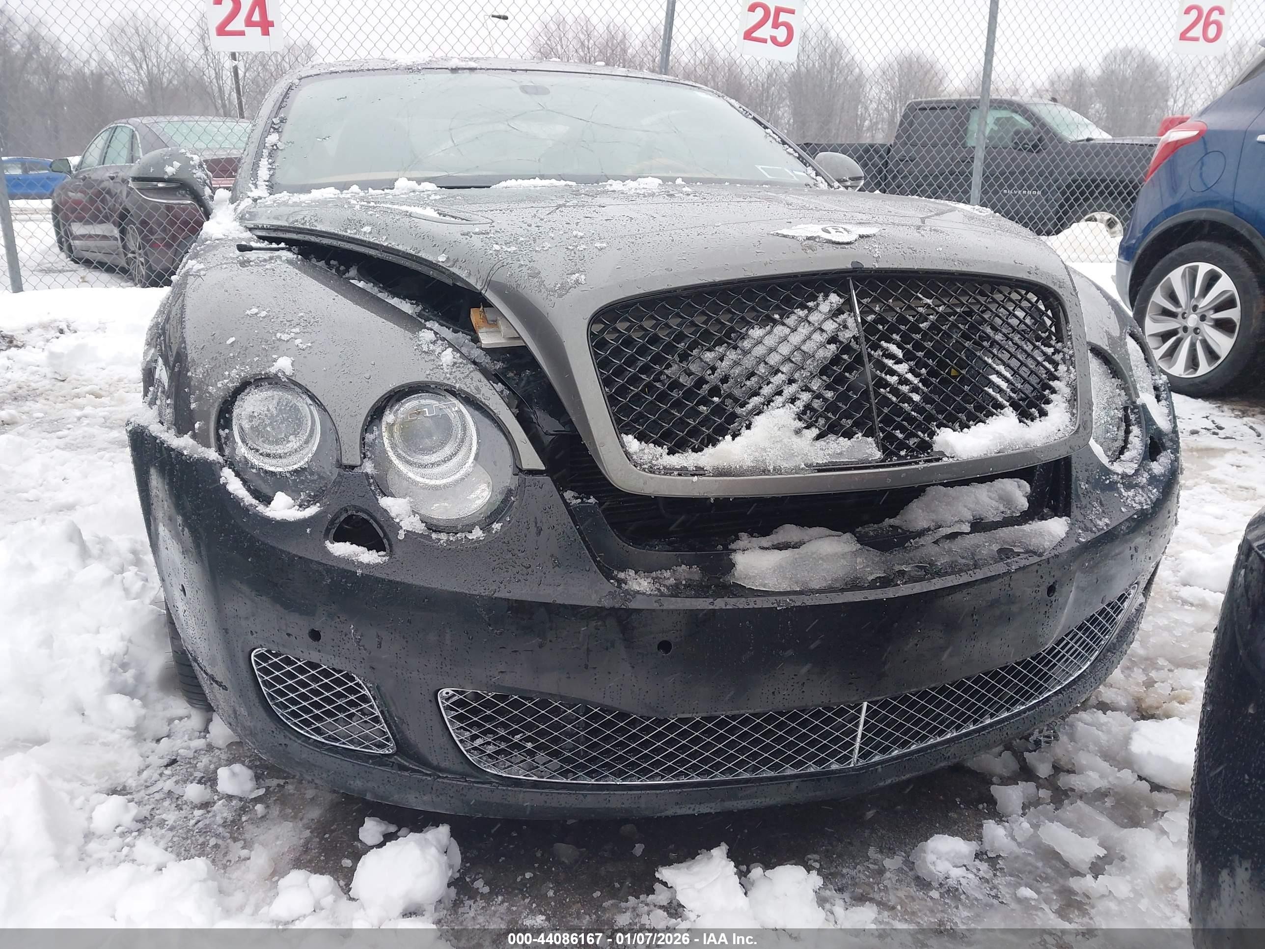 2010 Bentley Continental Supersports   Серый vin: SCBCU8ZAXAC064013