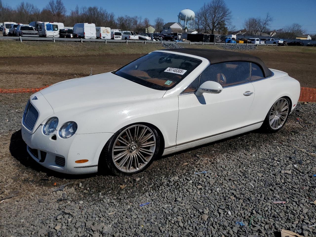2010 Bentley Continental Gtc Speed Белый vin: SCBDP3ZA1AC064402