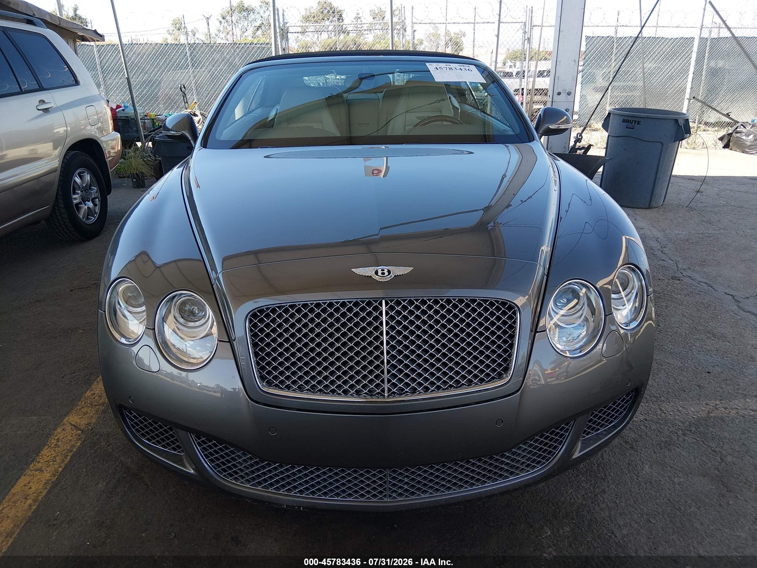 2010 Bentley Continental Gtc Speed Серый vin: SCBDP3ZA2AC062531