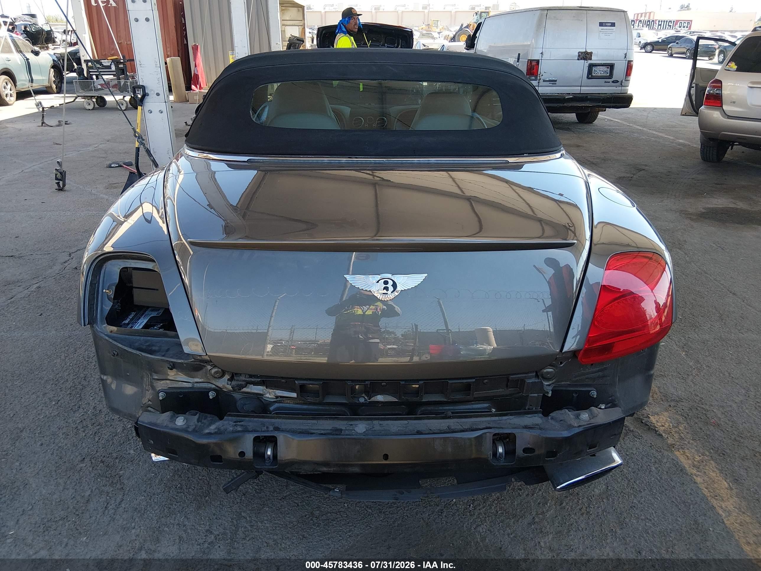 2010 Bentley Continental Gtc Speed Серый vin: SCBDP3ZA2AC062531