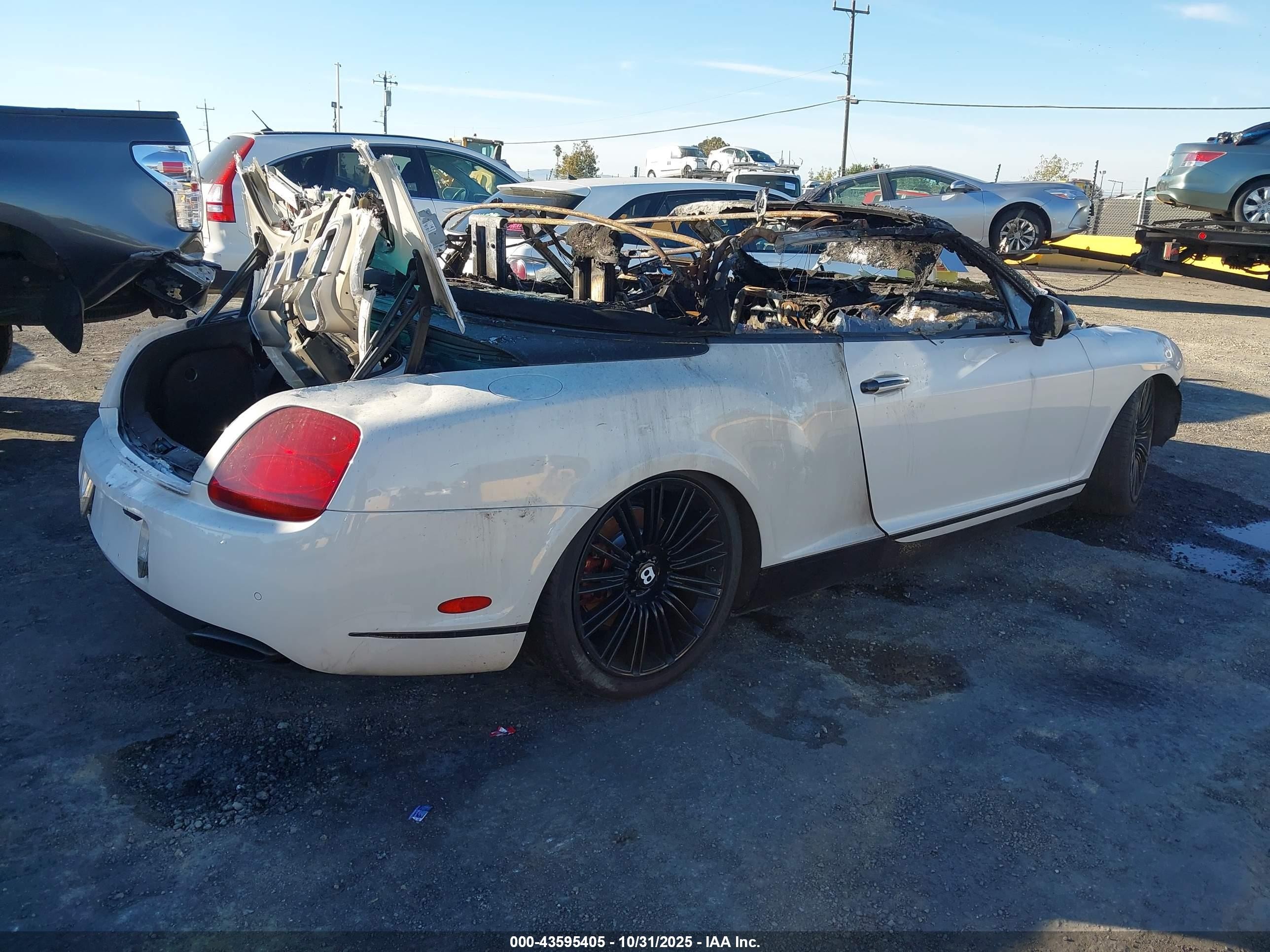 2010 Bentley Continental Gtc Speed White vin: SCBDP3ZA2AC062657
