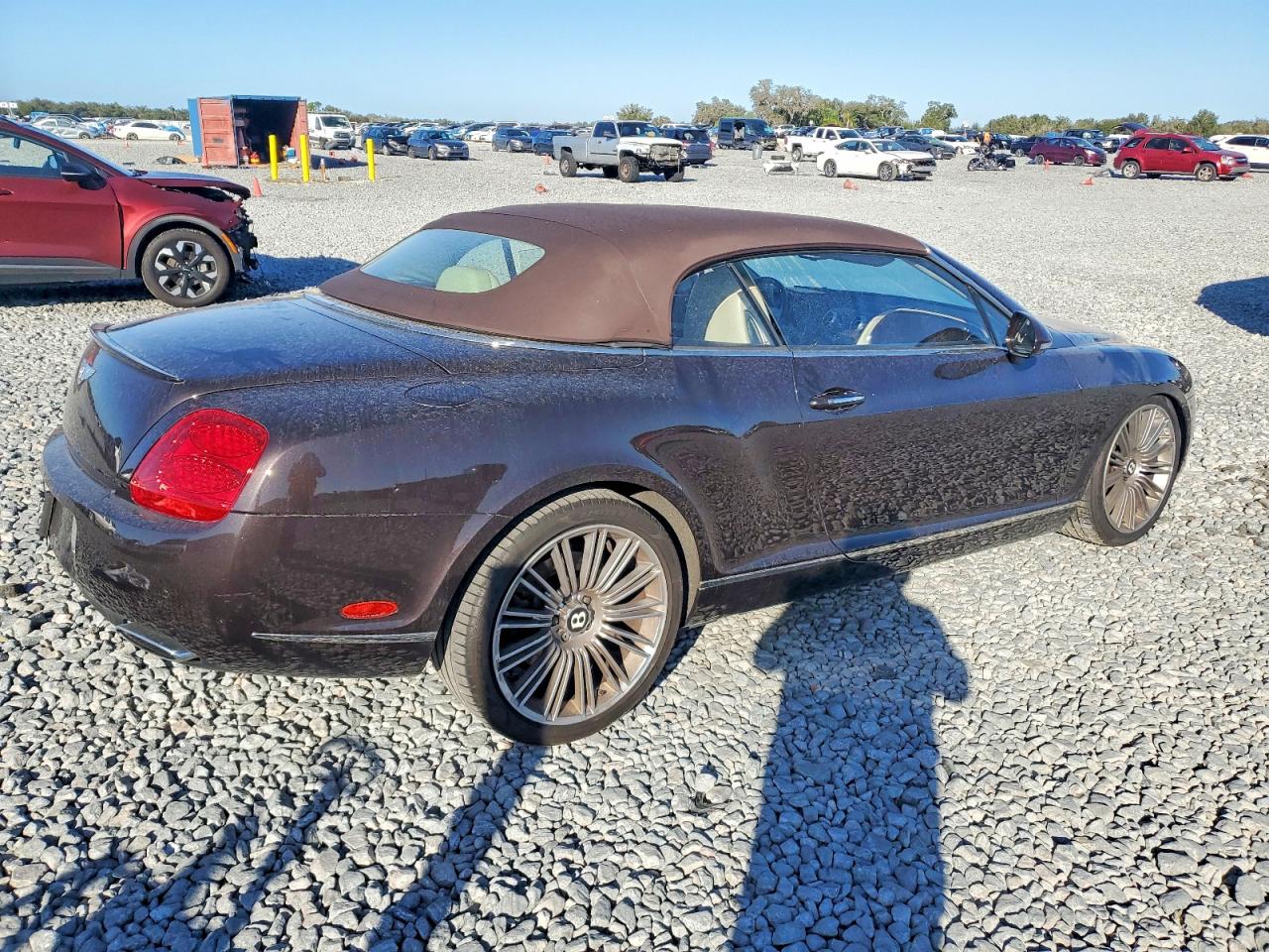 2010 Bentley Continental Gtc Speed Brown vin: SCBDP3ZA3AC063185