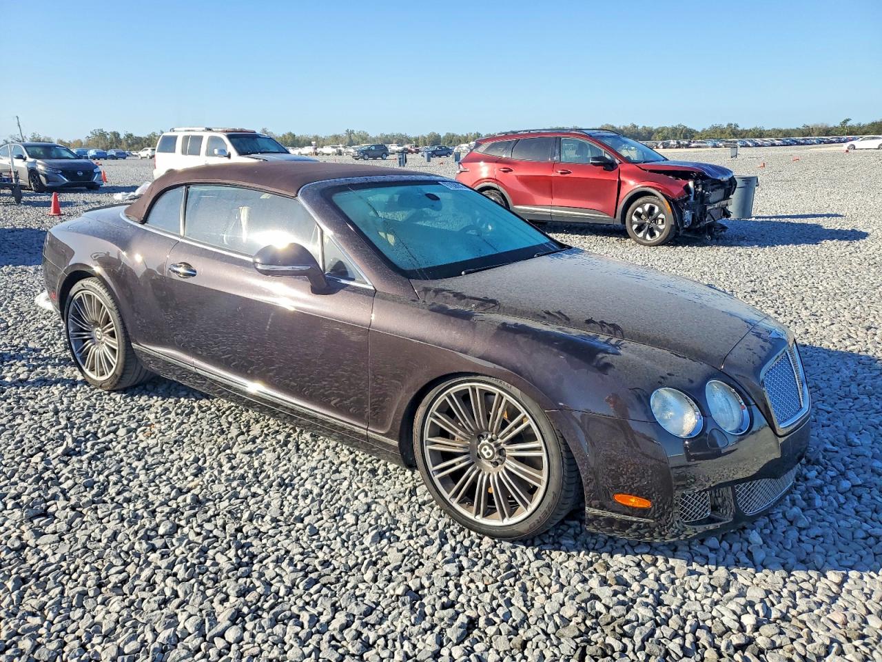 2010 Bentley Continental Gtc Speed Brown vin: SCBDP3ZA3AC063185