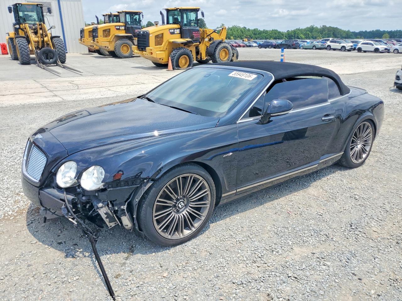 2010 Bentley Continental Gtc Speed Black vin: SCBDP3ZA6AC062838