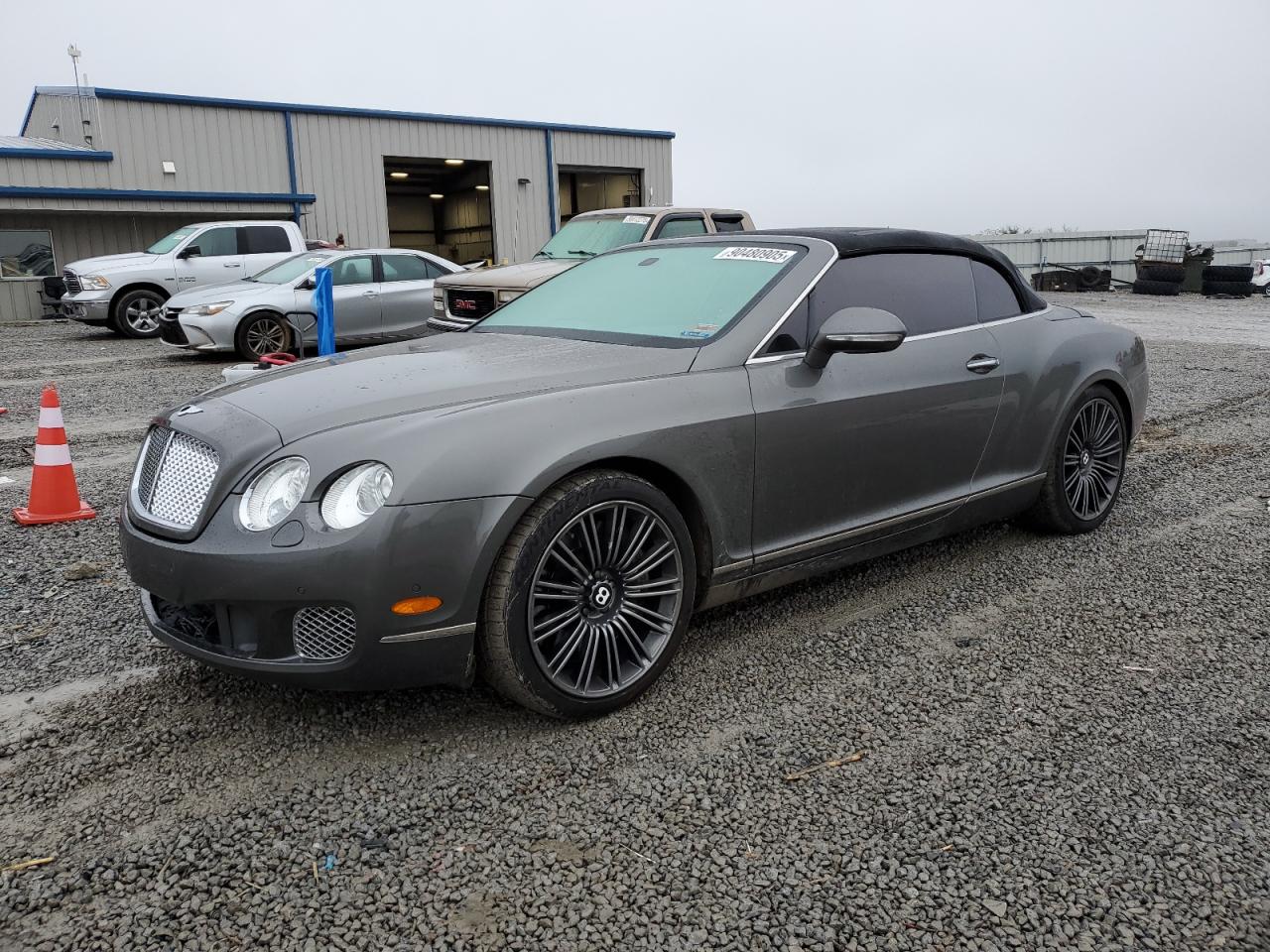 2010 Bentley Continental Gtc Speed Gray vin: SCBDP3ZA7AC062816