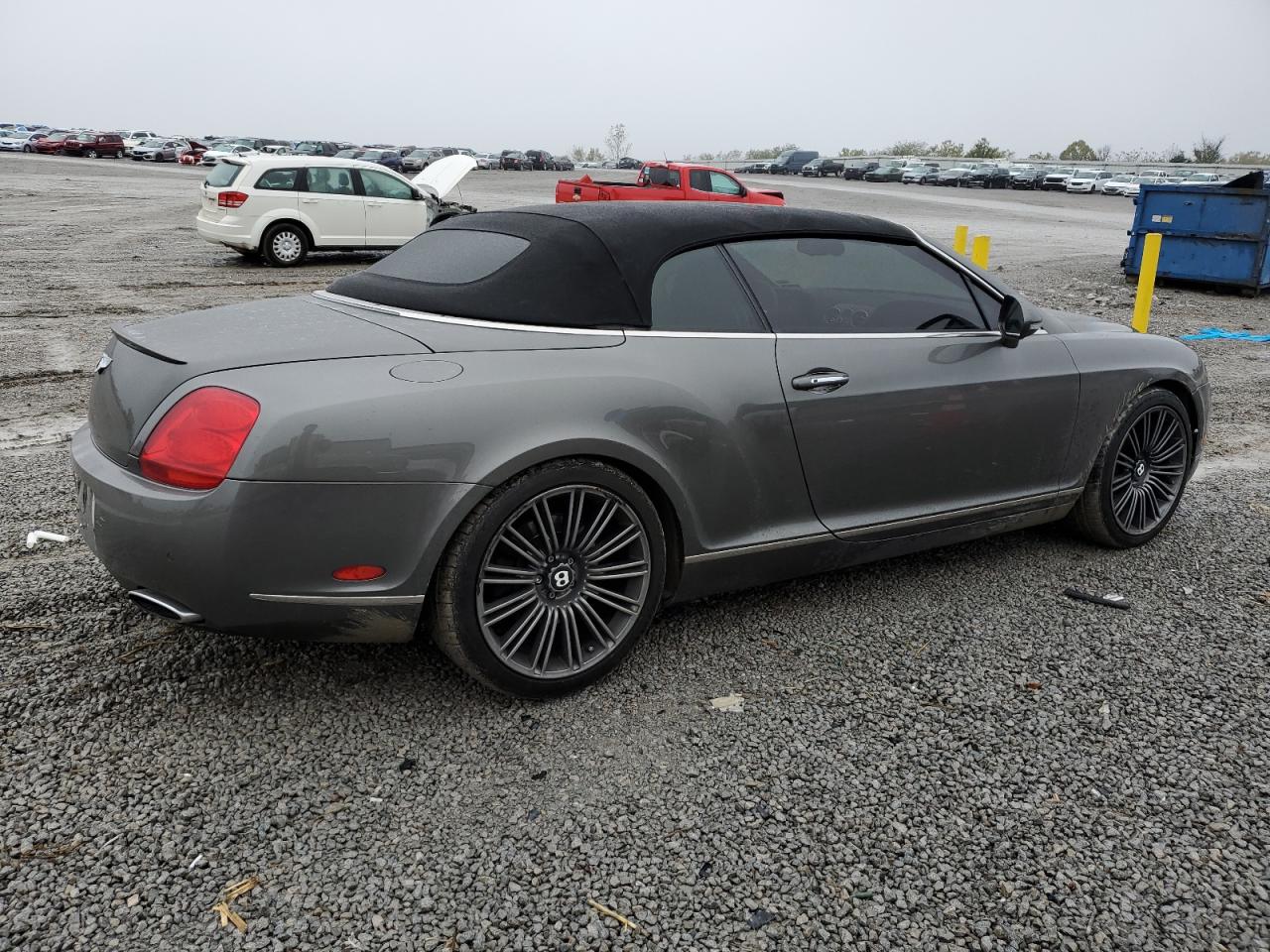 2010 Bentley Continental Gtc Speed Gray vin: SCBDP3ZA7AC062816