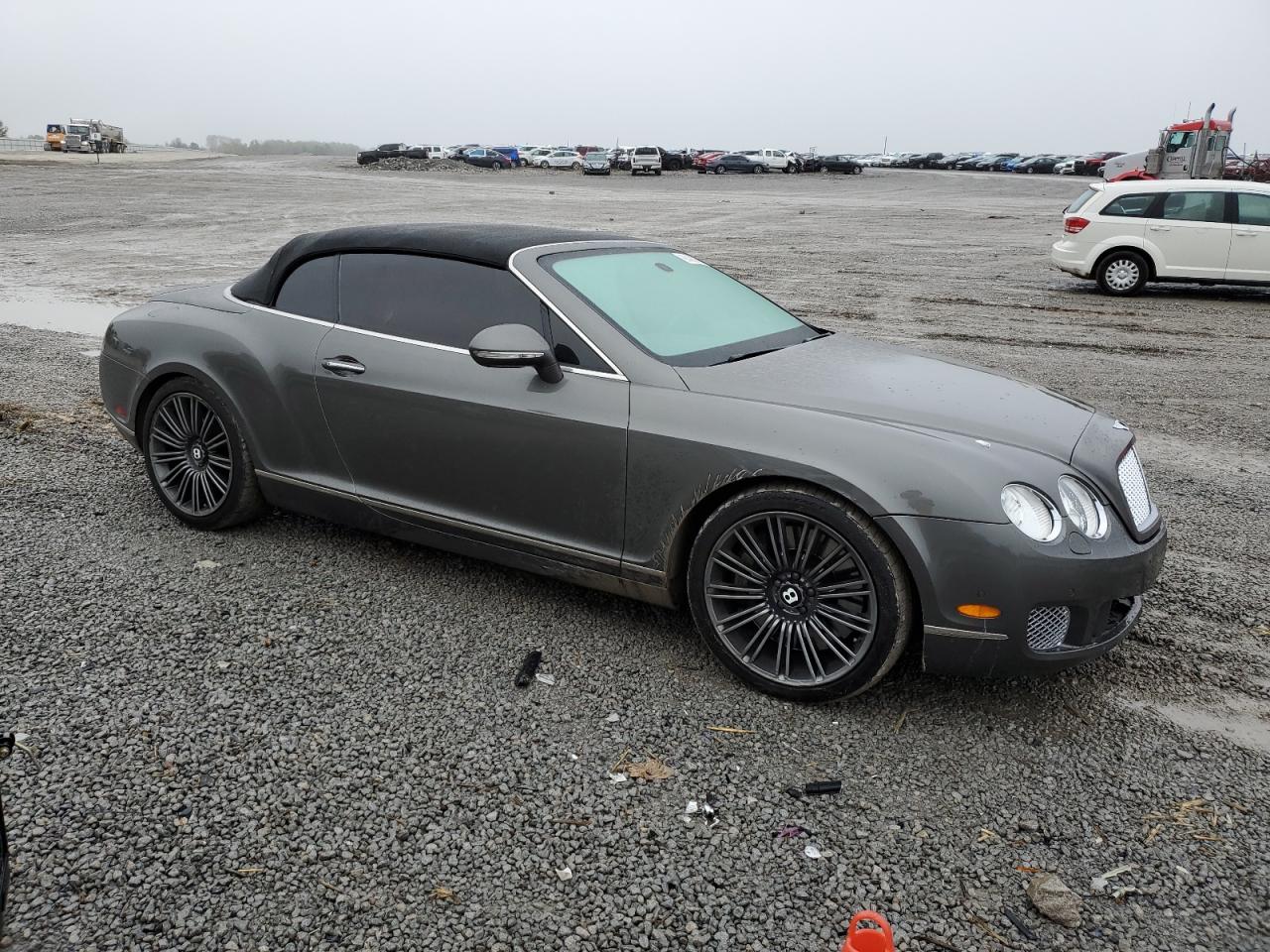 2010 Bentley Continental Gtc Speed Gray vin: SCBDP3ZA7AC062816