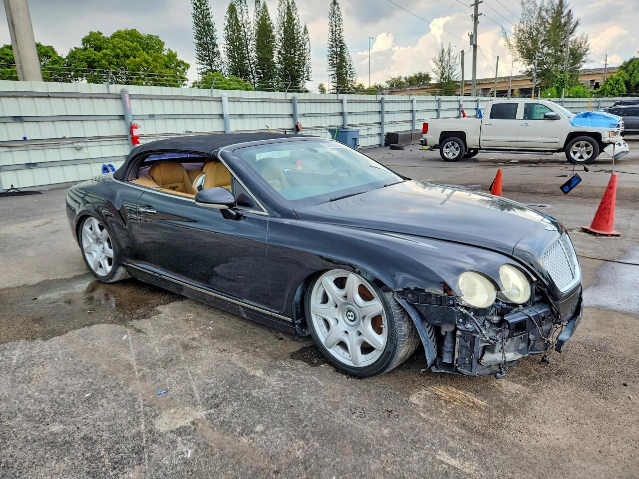 2008 Bentley Continental Gtc Black vin: SCBDR33W08C052265