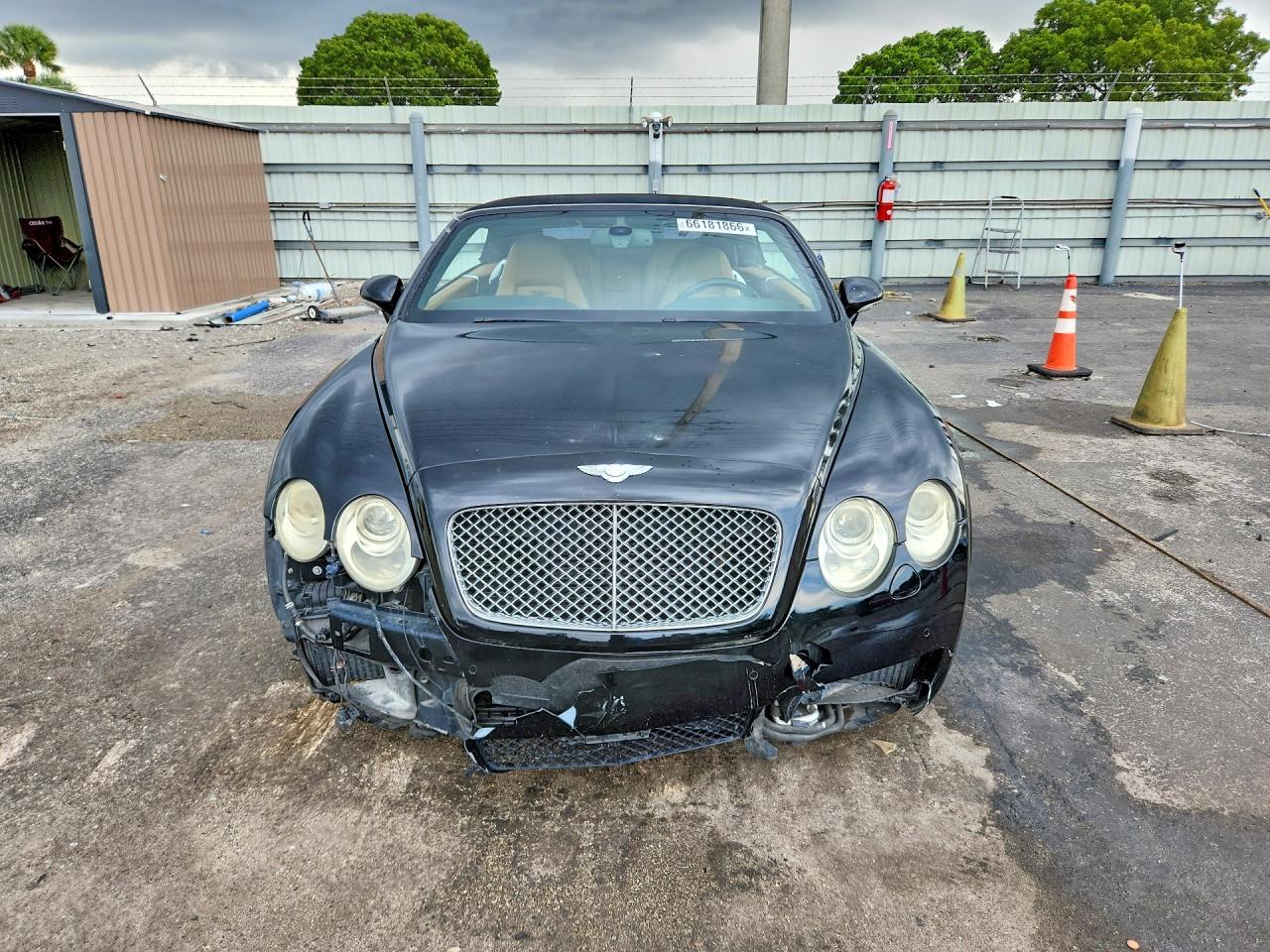 2008 Bentley Continental Gtc Black vin: SCBDR33W08C052265