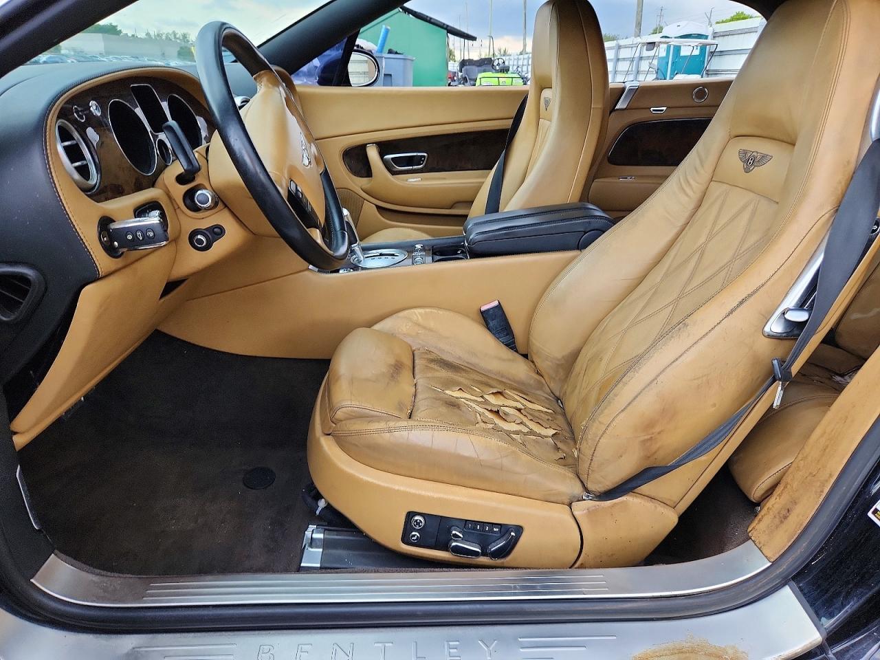 2008 Bentley Continental Gtc Black vin: SCBDR33W08C052265