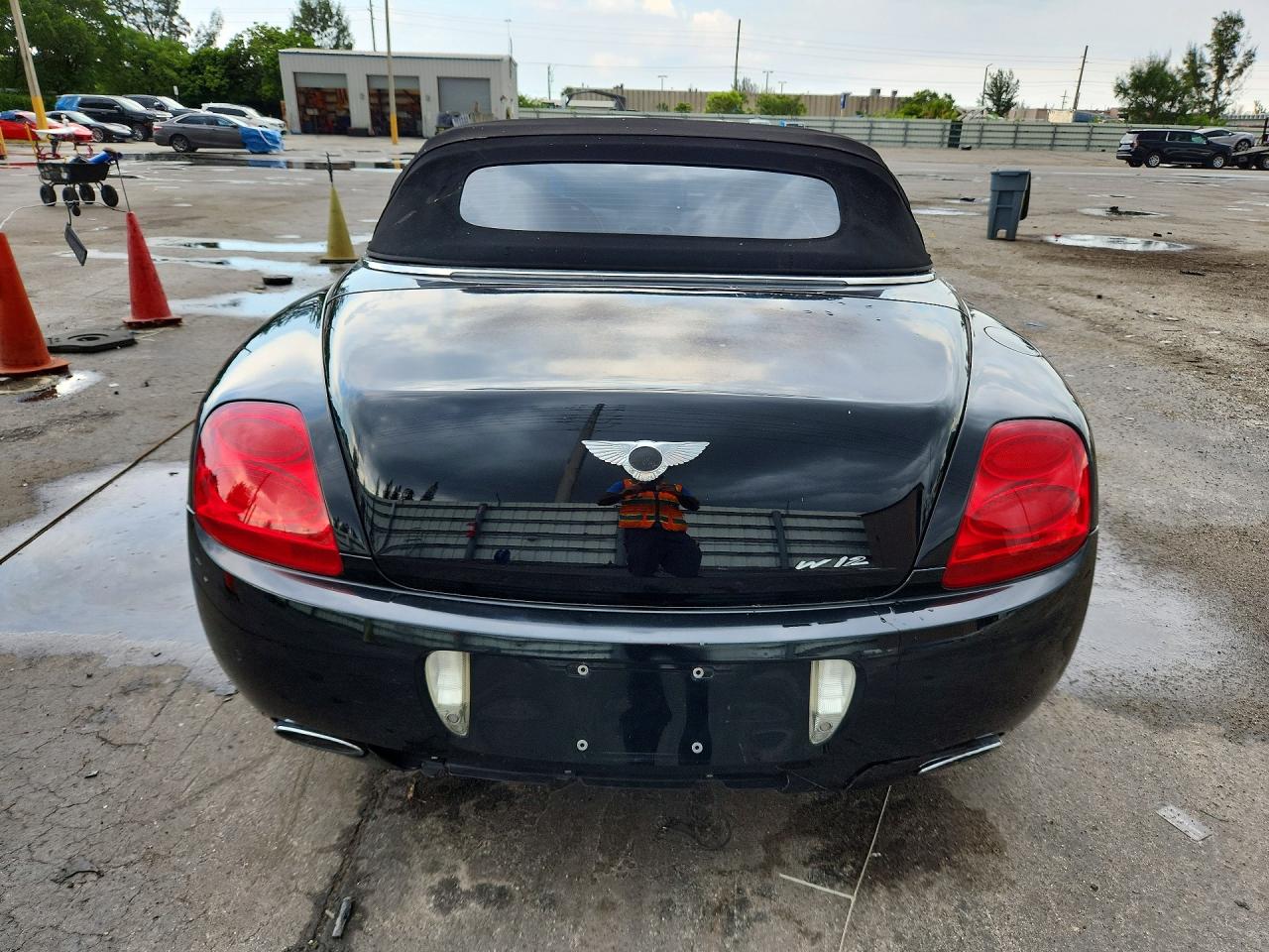 2008 Bentley Continental Gtc Black vin: SCBDR33W08C052265