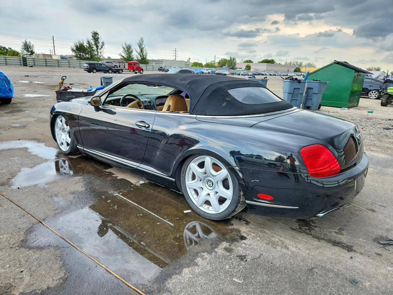 2008 Bentley Continental Gtc Black vin: SCBDR33W08C052265
