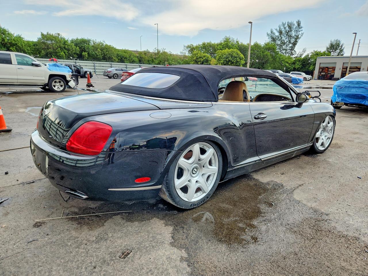 2008 Bentley Continental Gtc Black vin: SCBDR33W08C052265