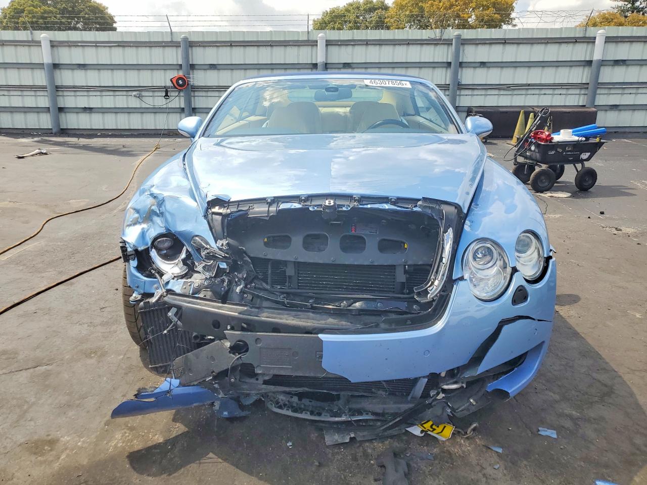 2008 Bentley Continental Gtc Blue vin: SCBDR33W18C053330