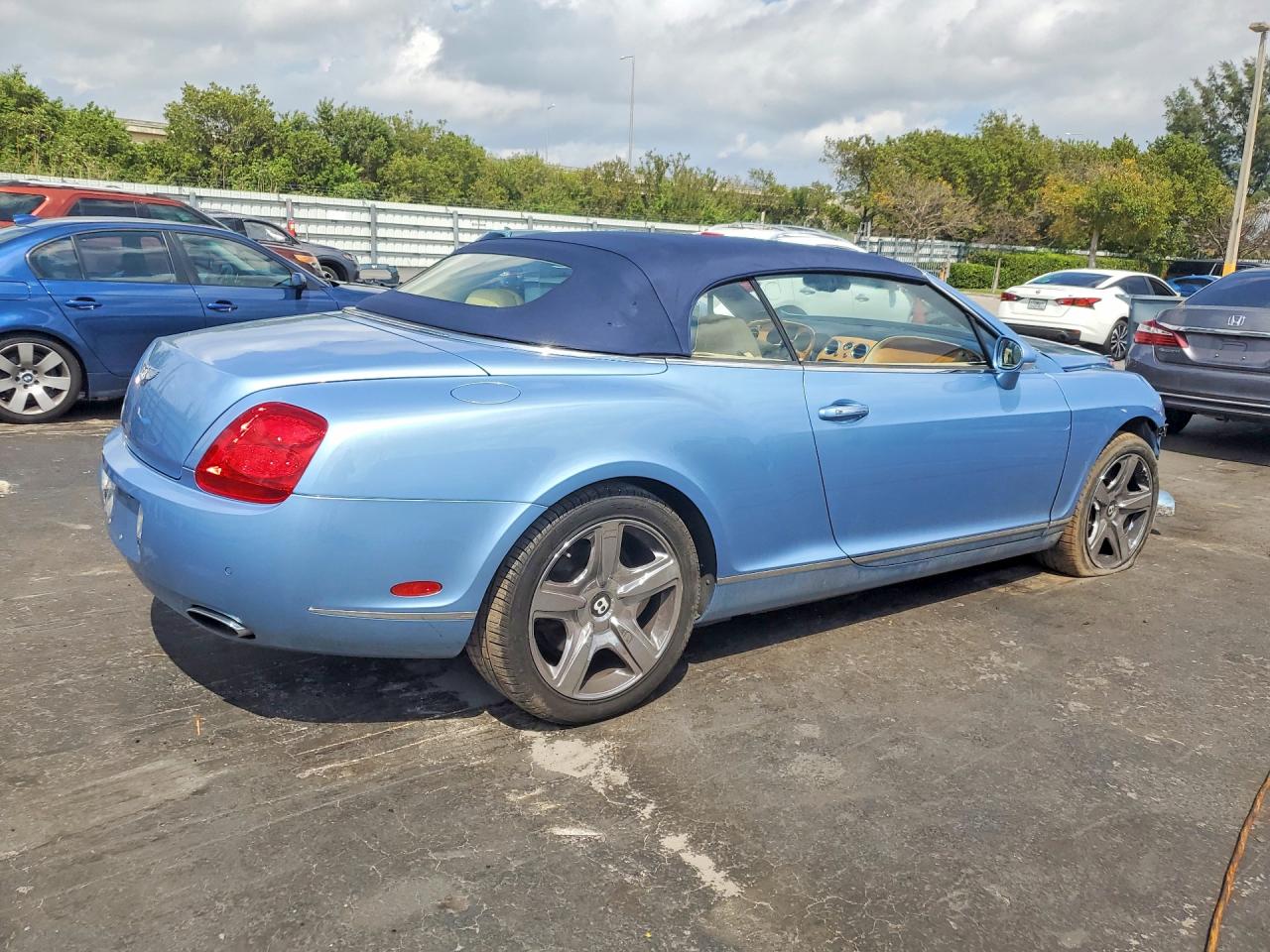 2008 Bentley Continental Gtc Blue vin: SCBDR33W18C053330