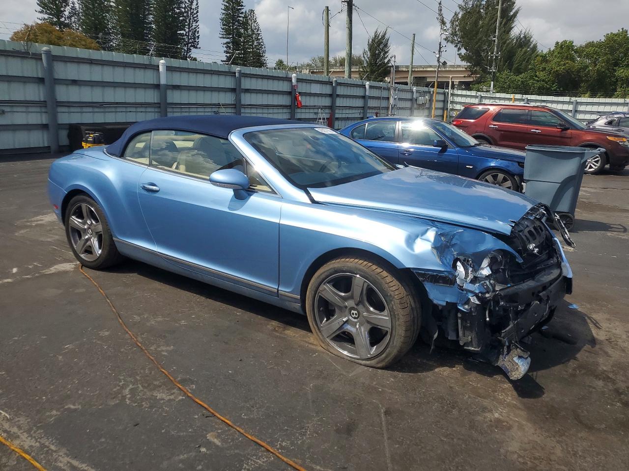 2008 Bentley Continental Gtc Blue vin: SCBDR33W18C053330