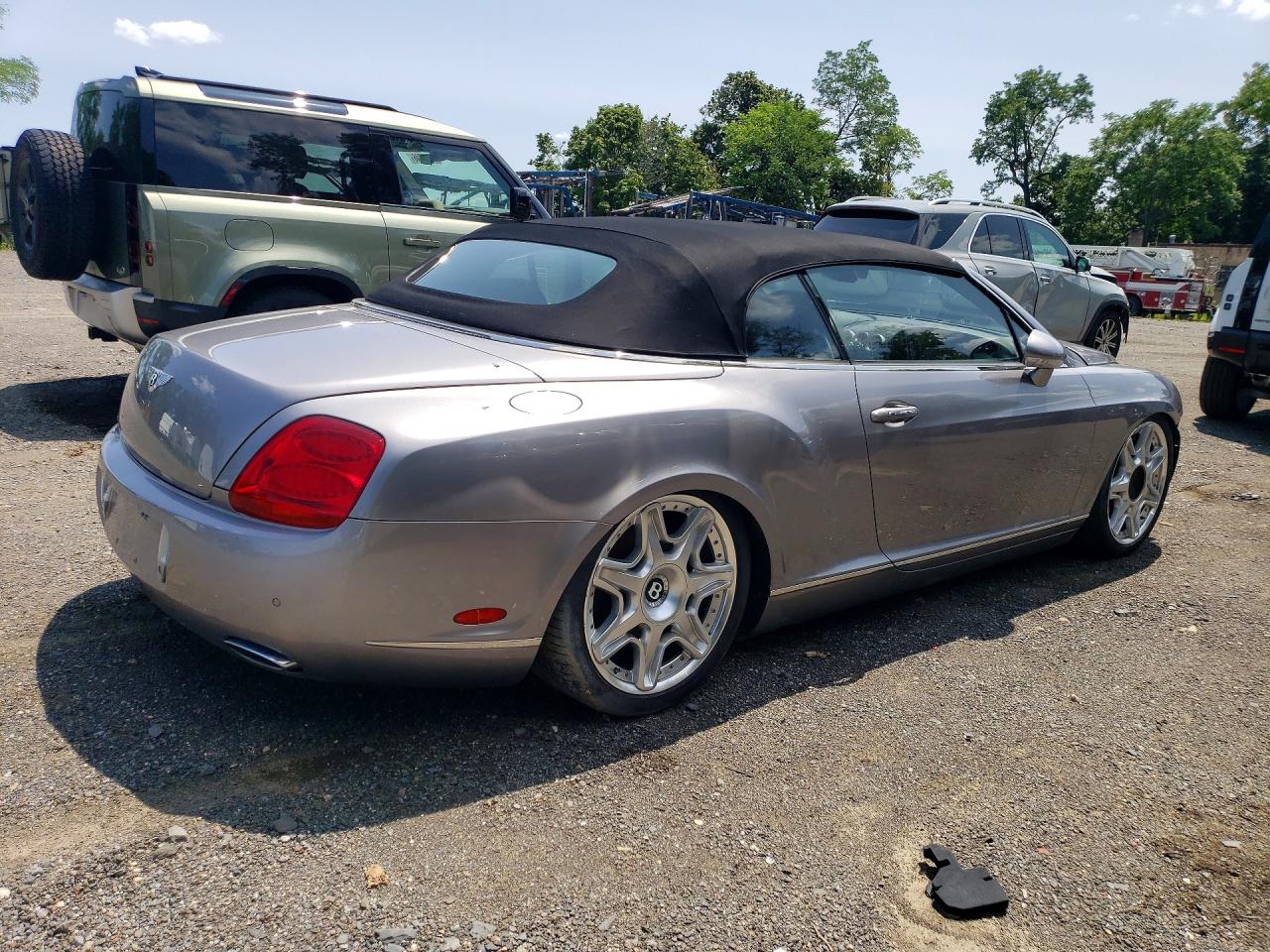 2009 Bentley Continental Gtc Silver vin: SCBDR33W59C060640