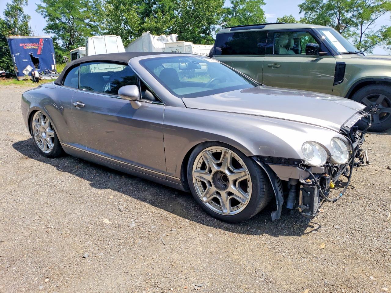 2009 Bentley Continental Gtc Silver vin: SCBDR33W59C060640