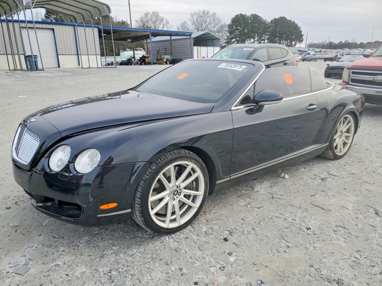 2007 Bentley Continental Gtc Черный vin: SCBDR33W67C044332